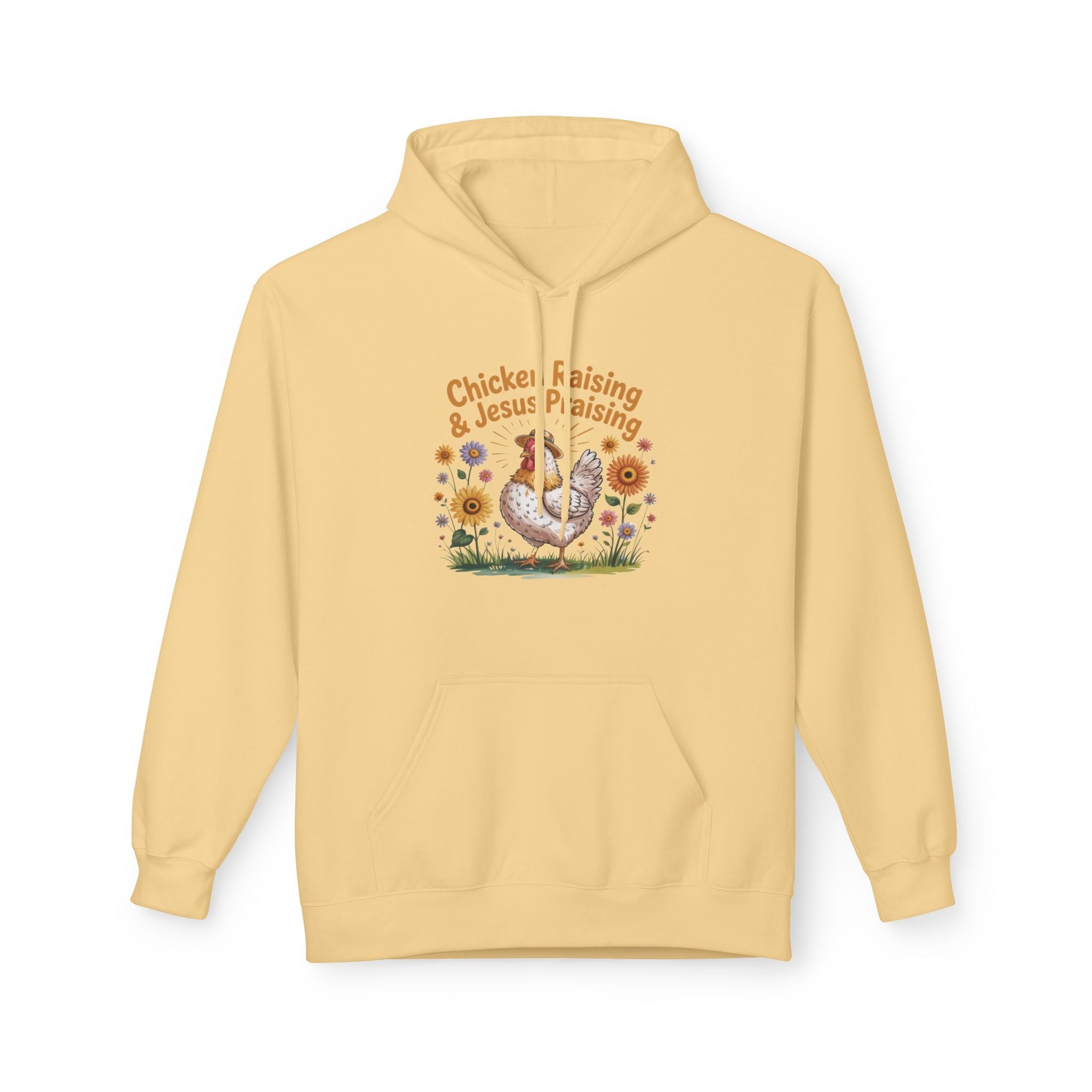 Homestead Women's Hoodie - Chicken Raising & Jesus Praising | Hoodie by atgodanddesigns