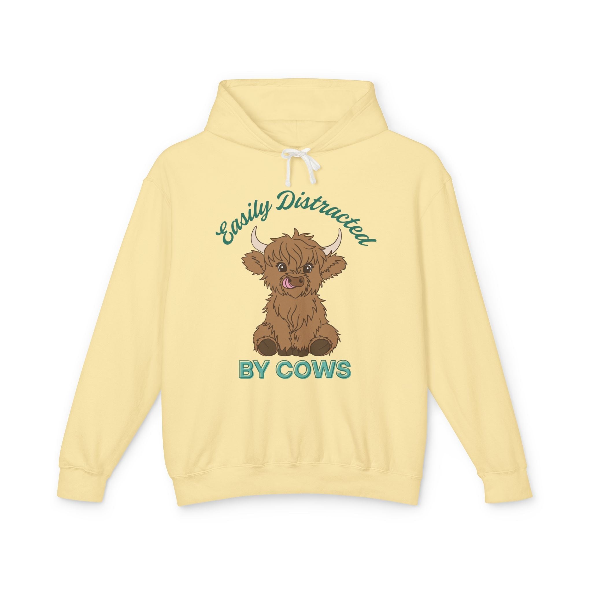 Homestead Women's Hoodie - Easily Distracted By Cows | Hoodie by atgodanddesigns