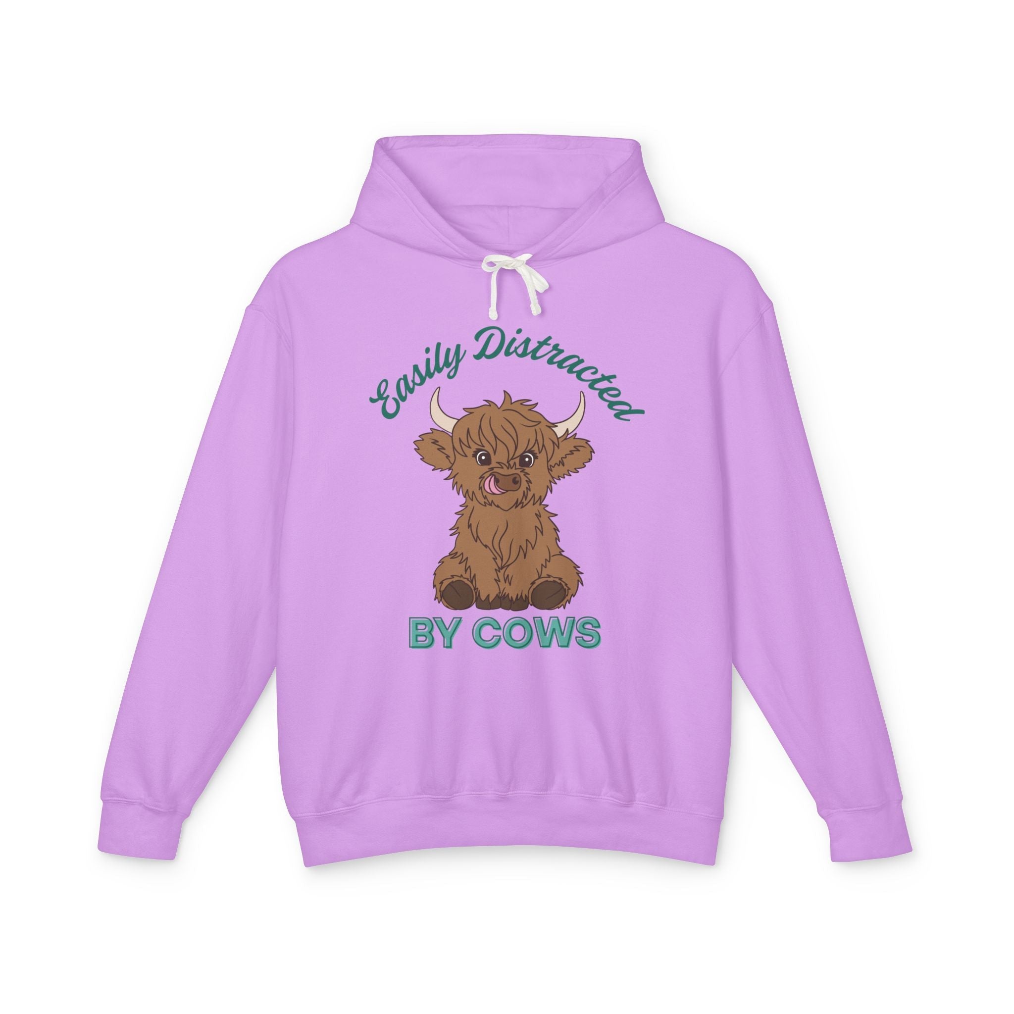 Homestead Women's Hoodie - Easily Distracted By Cows | Hoodie by atgodanddesigns
