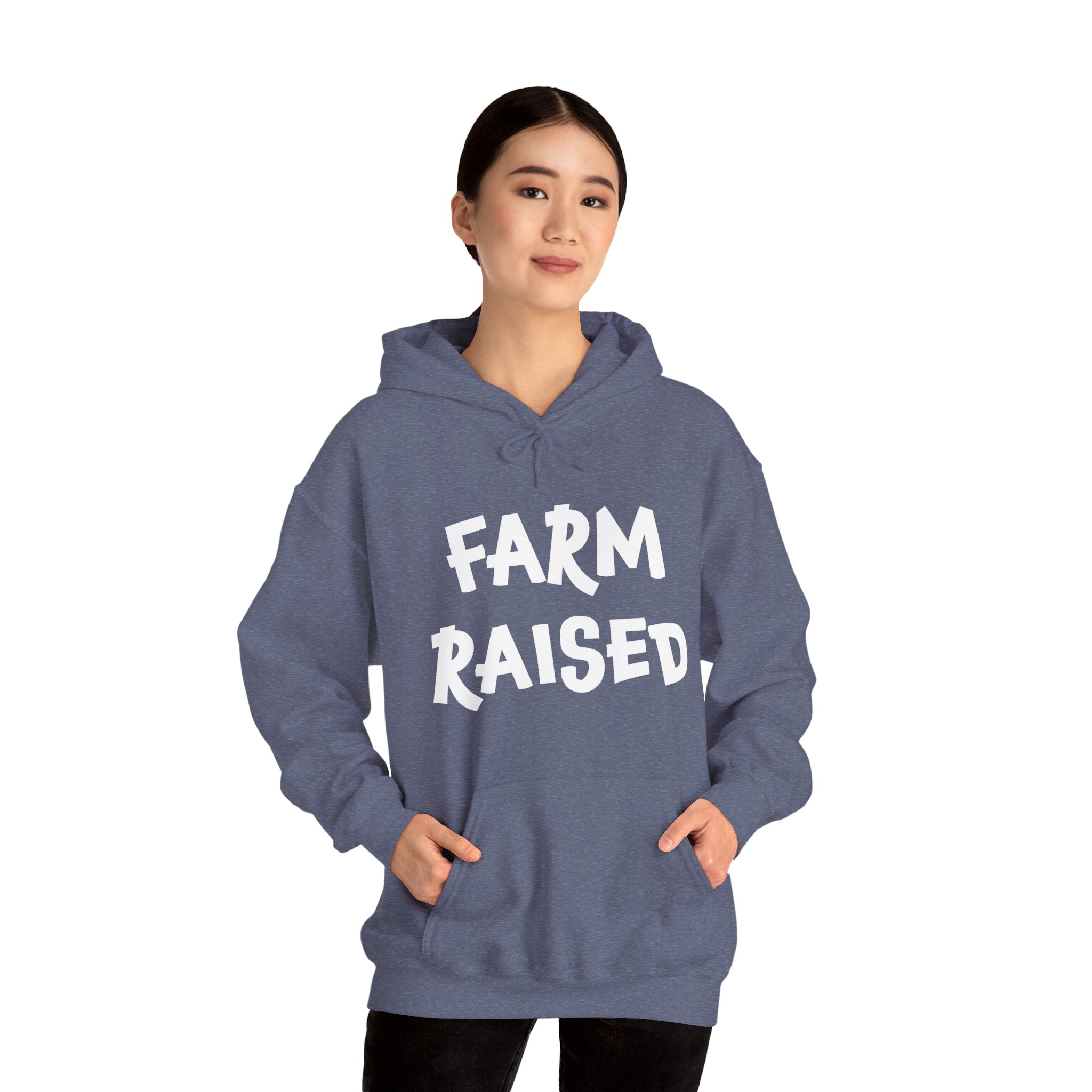 Homestead Women's Hoodie - Farm Raised | Hoodie by atgodanddesigns
