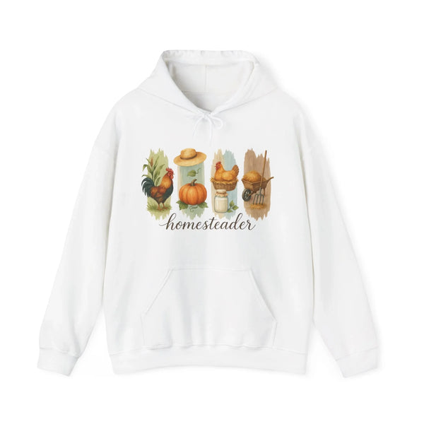 Homestead Women's Hoodie - Homesteader | Hoodie by atgodanddesigns