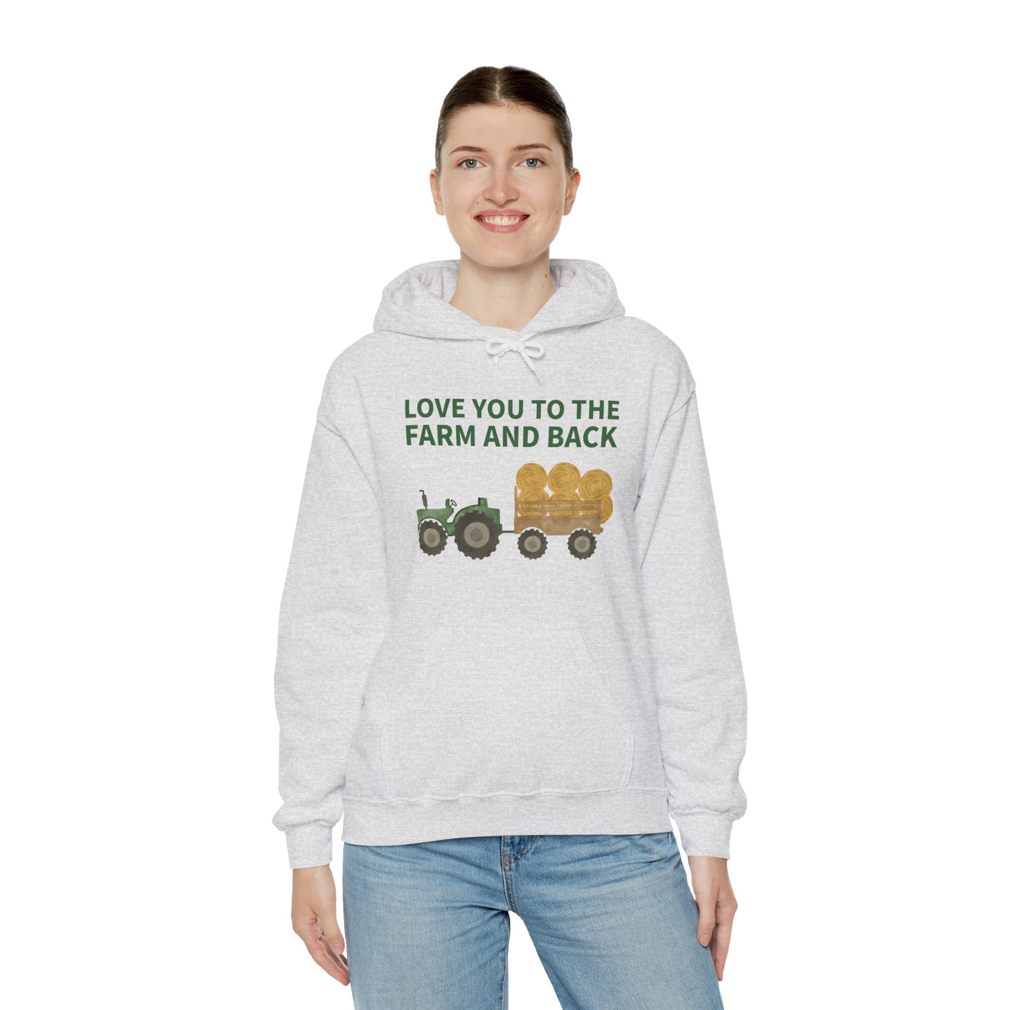 Homestead Women's Hoodie - Love You To The Farm And Back | Hoodie by atgodanddesigns