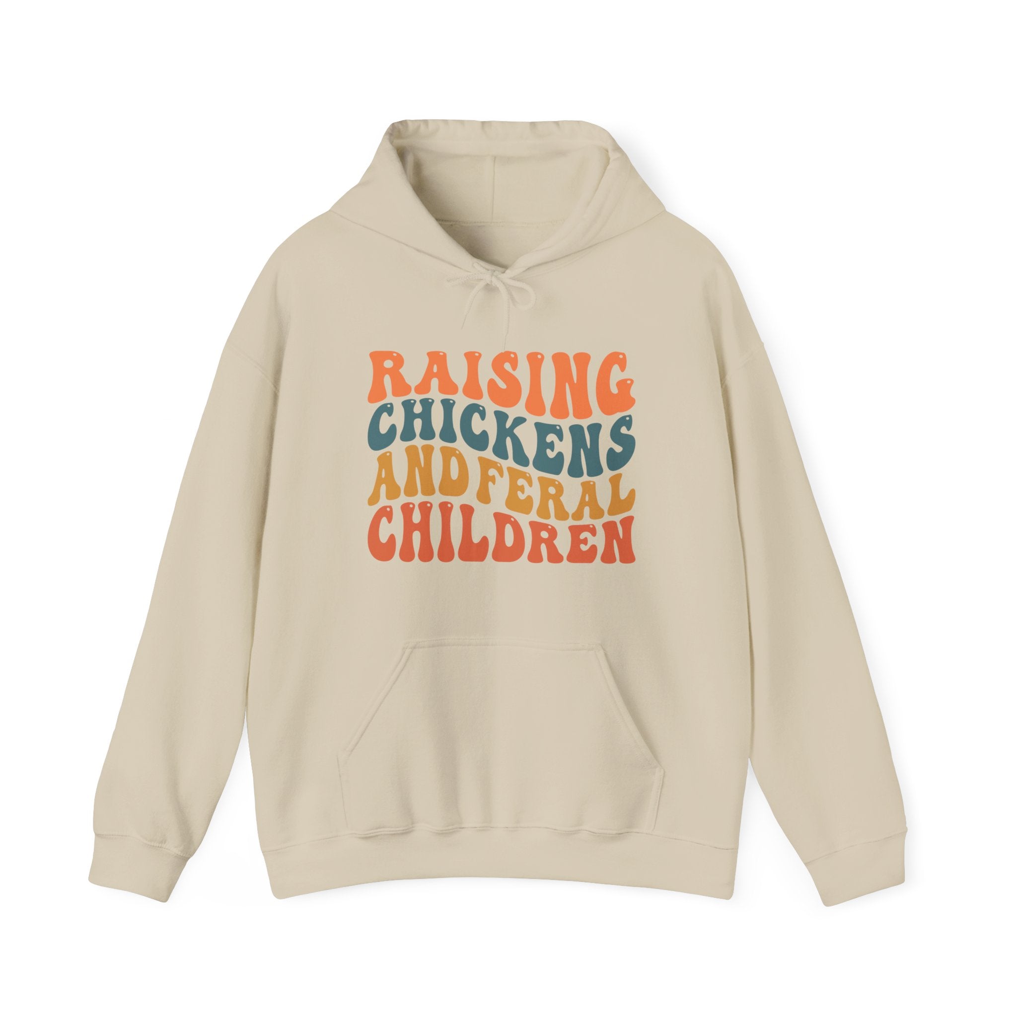Homestead Women's Hoodie - Raising Chickens & Feral Children | Hoodie by atgodanddesigns
