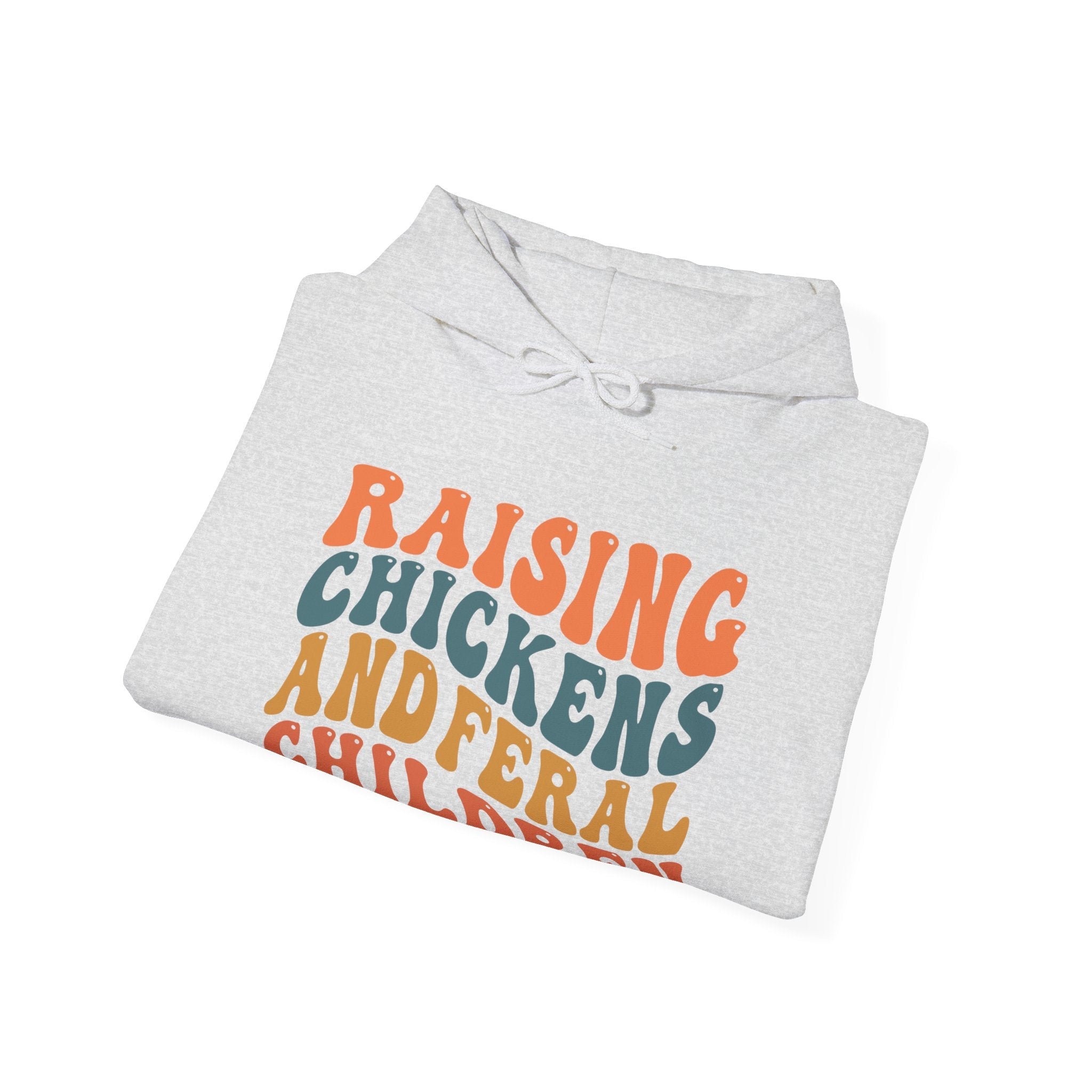 Homestead Women's Hoodie - Raising Chickens & Feral Children | Hoodie by atgodanddesigns