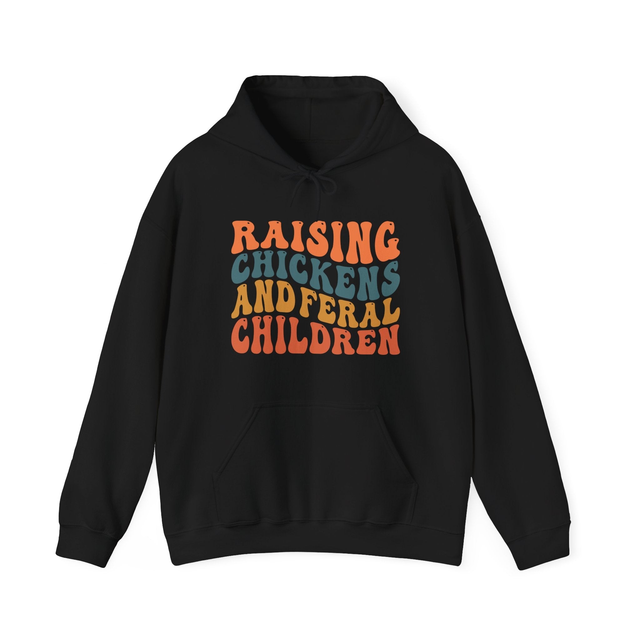 Homestead Women's Hoodie - Raising Chickens & Feral Children | Hoodie by atgodanddesigns