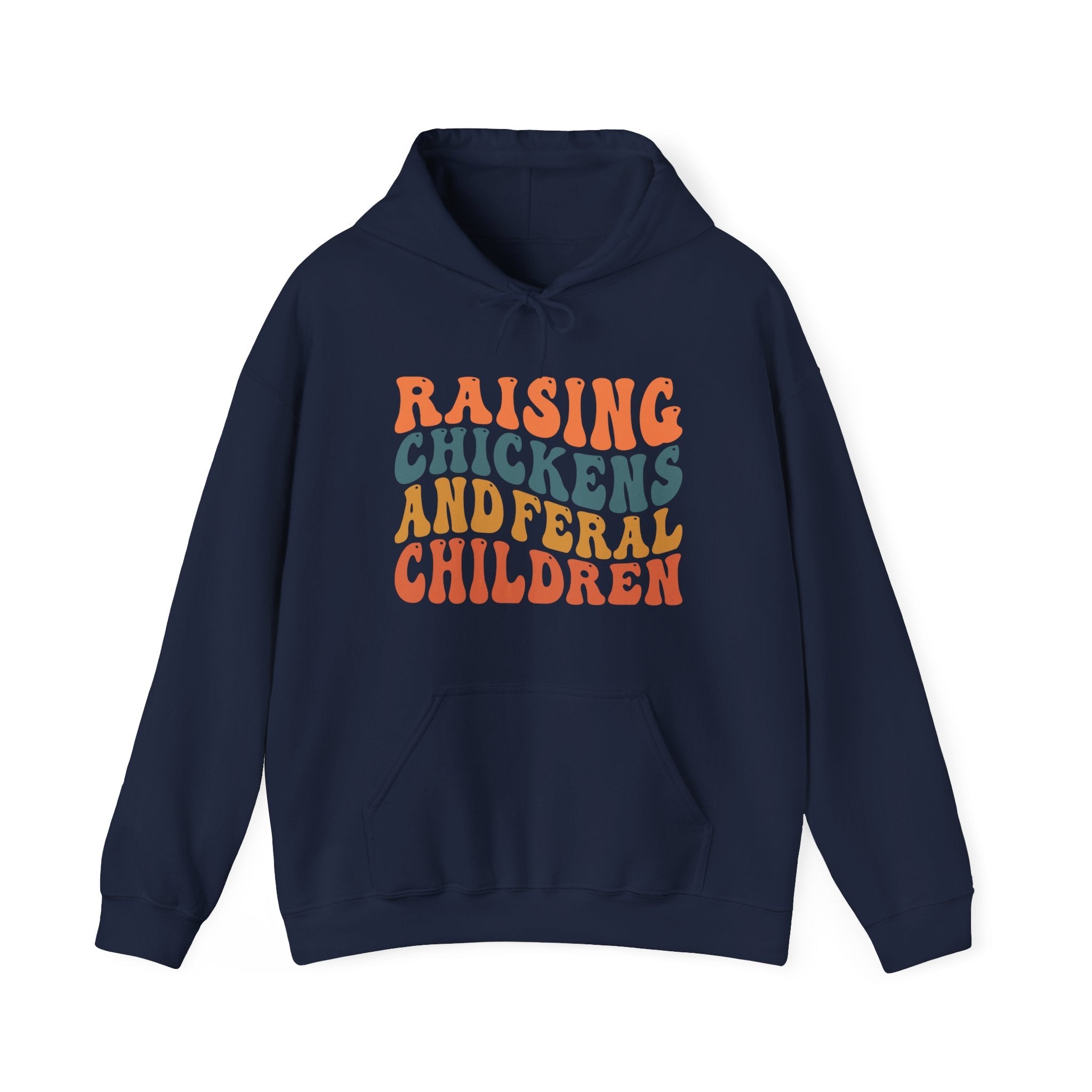 Homestead Women's Hoodie - Raising Chickens & Feral Children | Hoodie by atgodanddesigns