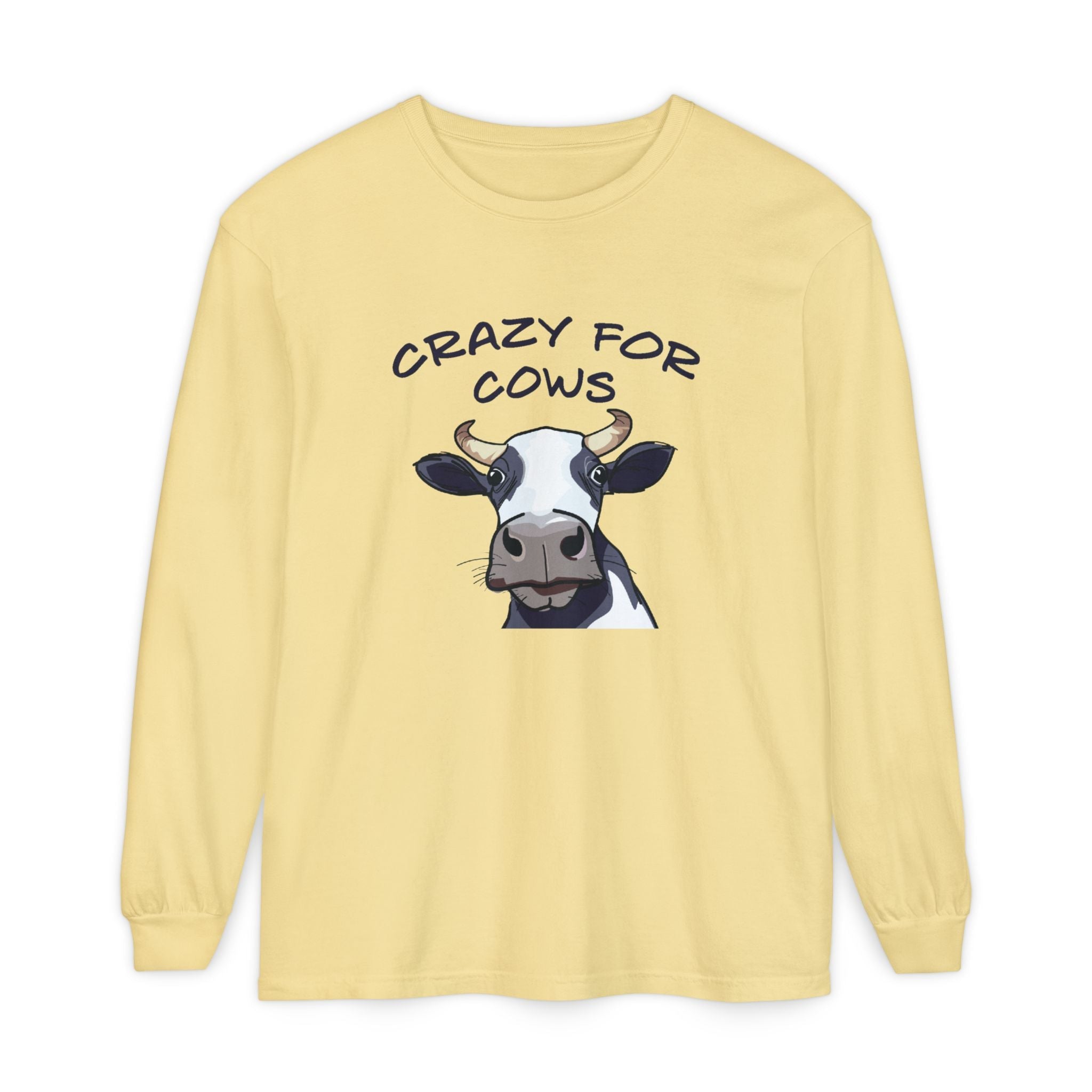 Homestead Women's Long Sleeve - Crazy For Cows | Long - sleeve by atgodanddesigns
