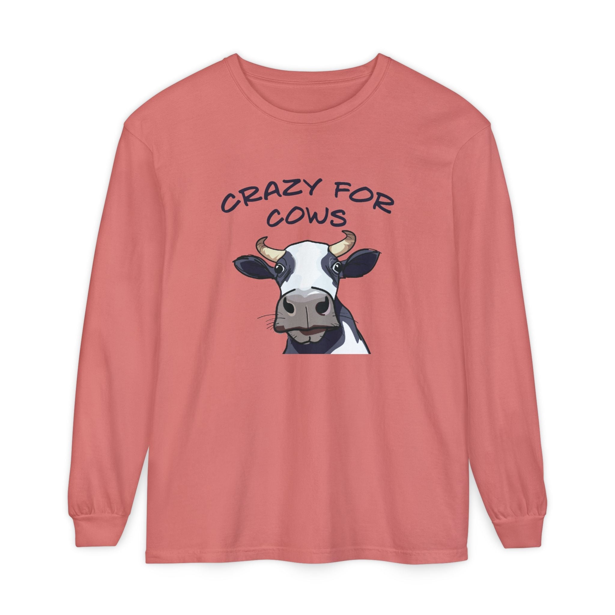 Homestead Women's Long Sleeve - Crazy For Cows | Long - sleeve by atgodanddesigns