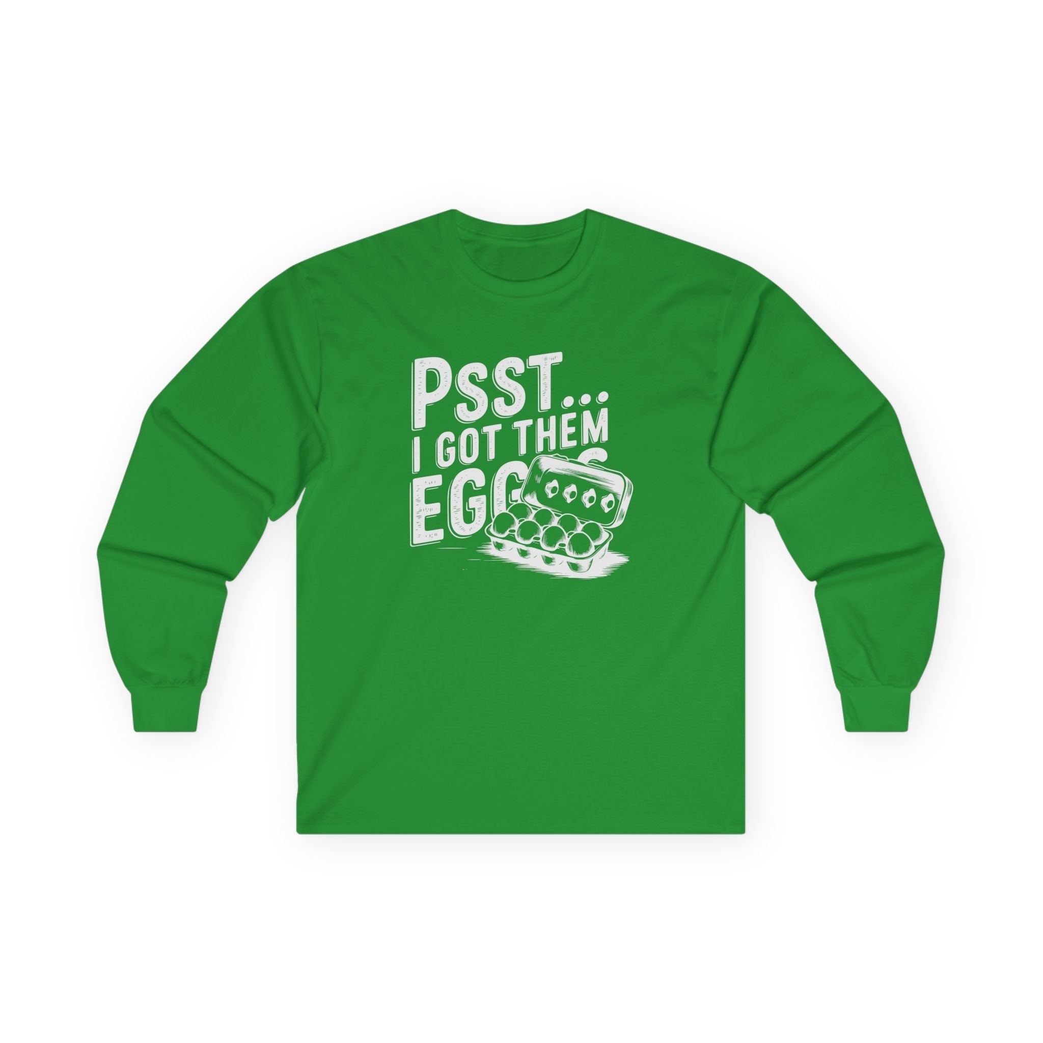Homestead Women's Long Sleeve - Psst...I Got Them Eggs | Long - sleeve by atgodanddesigns