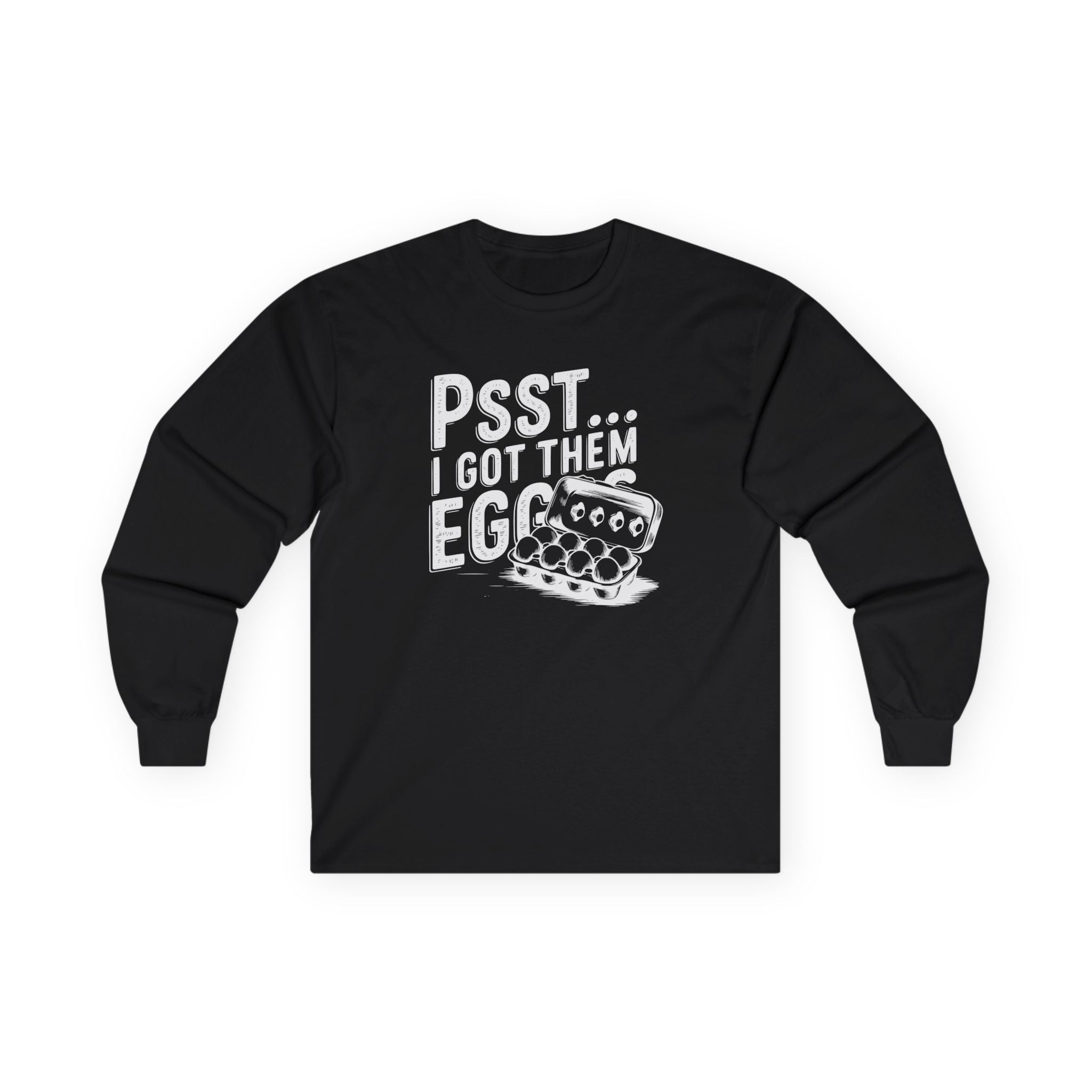 Homestead Women's Long Sleeve - Psst...I Got Them Eggs | Long - sleeve by atgodanddesigns