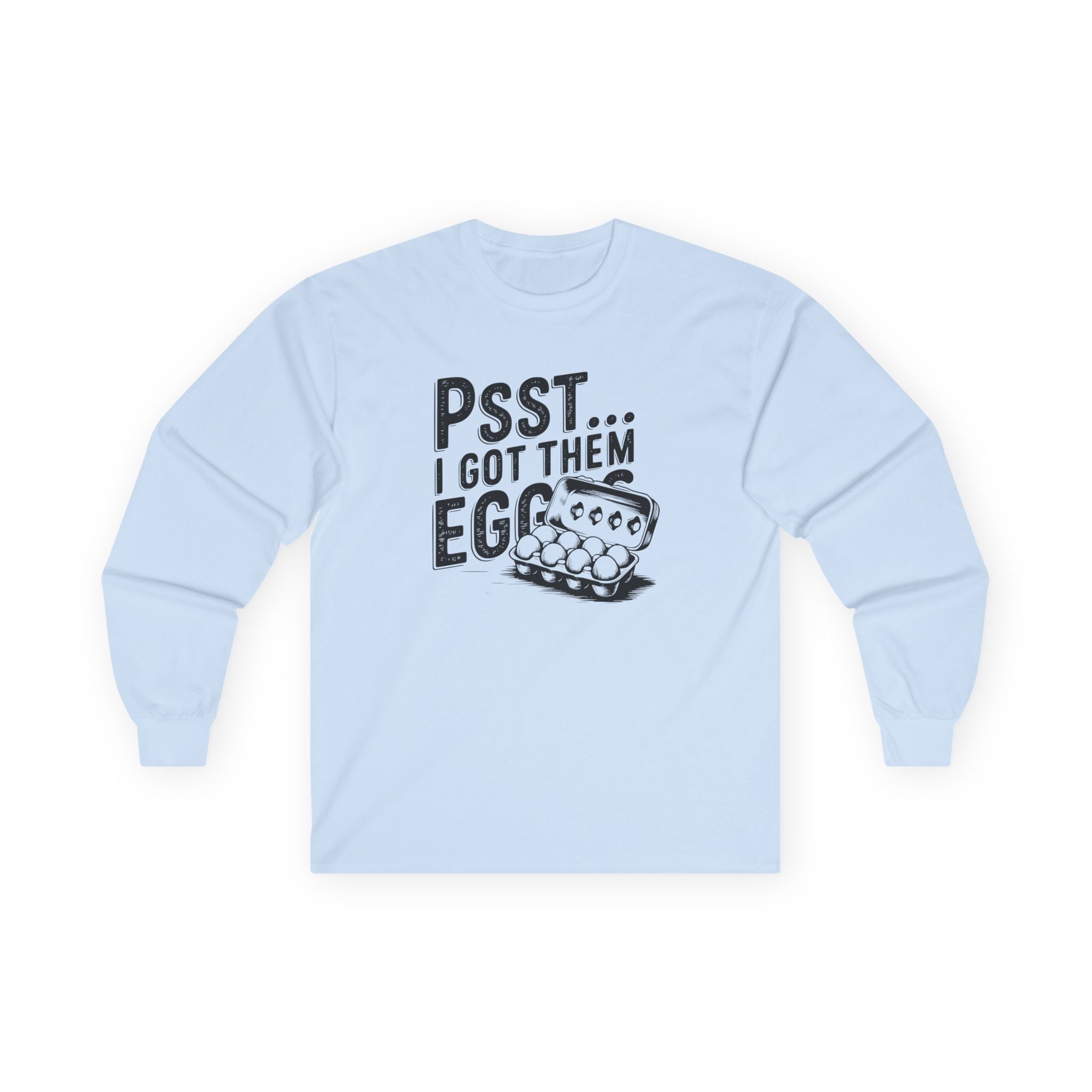 Homestead Women's Long Sleeve - Psst...I Got Them Eggs | Long - sleeve by atgodanddesigns