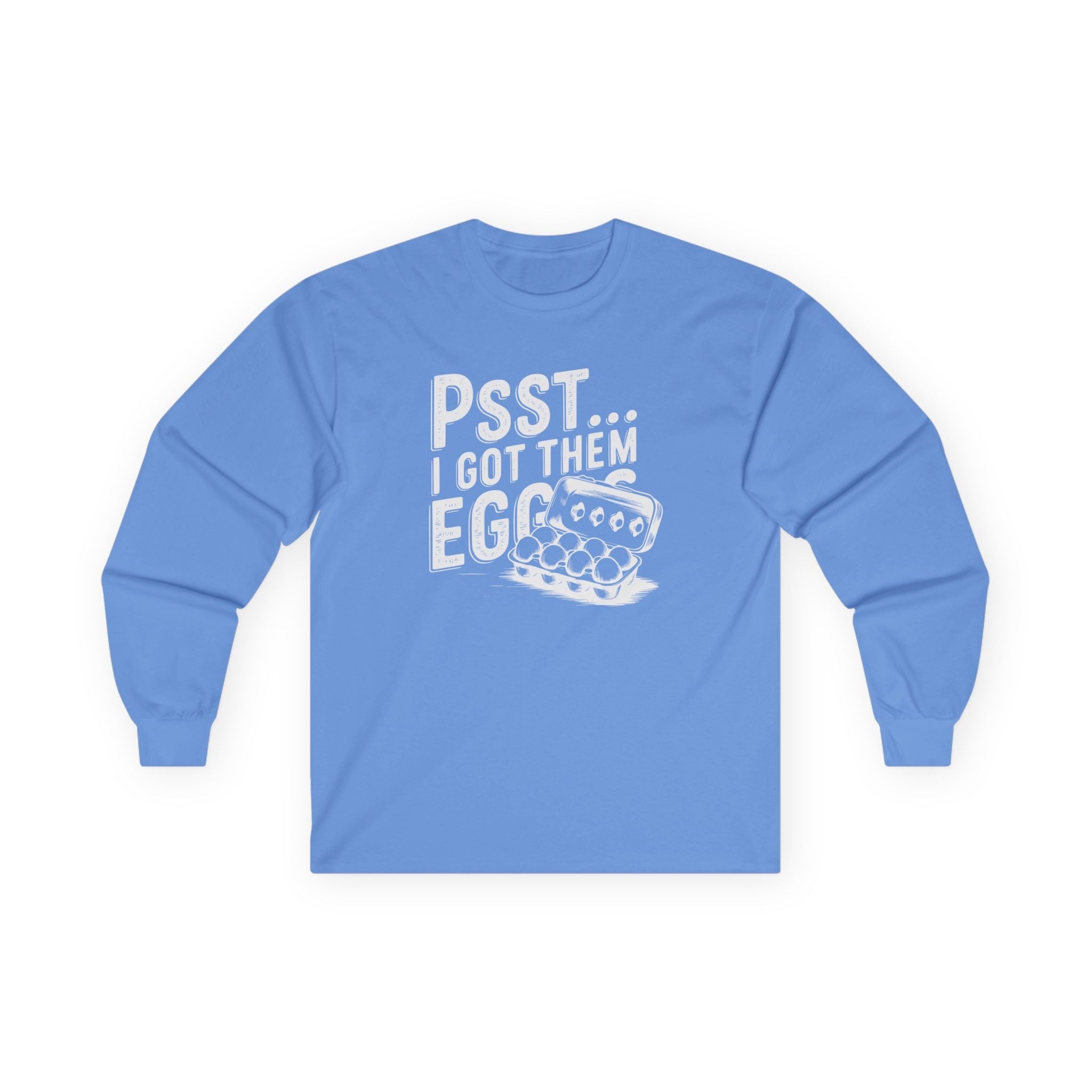 Homestead Women's Long Sleeve - Psst...I Got Them Eggs | Long - sleeve by atgodanddesigns