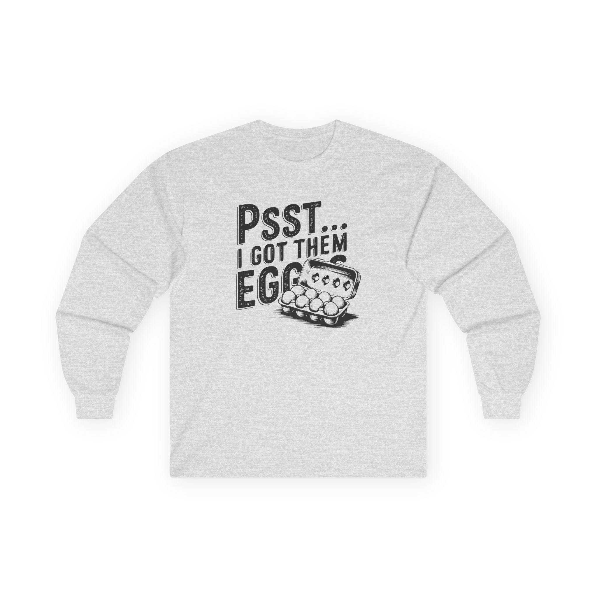 Homestead Women's Long Sleeve - Psst...I Got Them Eggs | Long - sleeve by atgodanddesigns