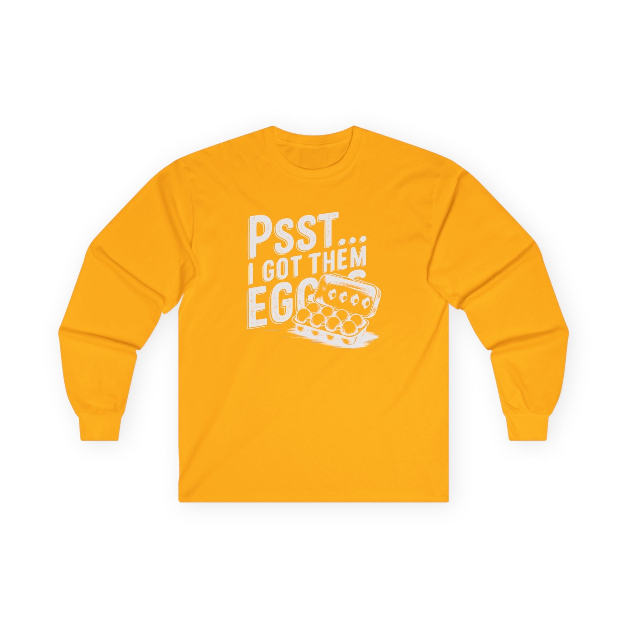 Homestead Women's Long Sleeve - Psst...I Got Them Eggs | Long - sleeve by atgodanddesigns