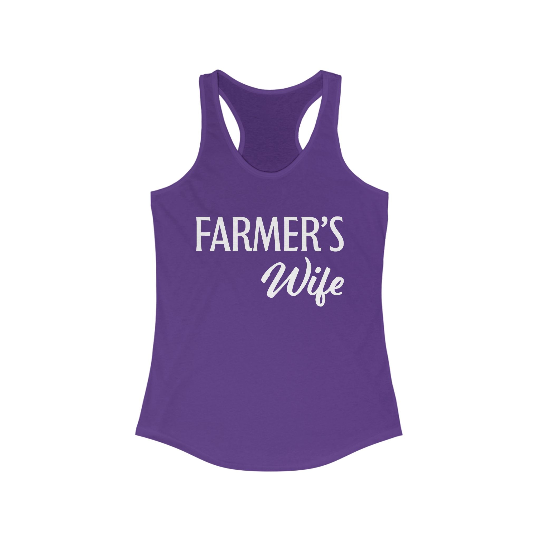 Homestead Women's Racerback Tank - Farmers Wife | Tank Top by atgodanddesigns