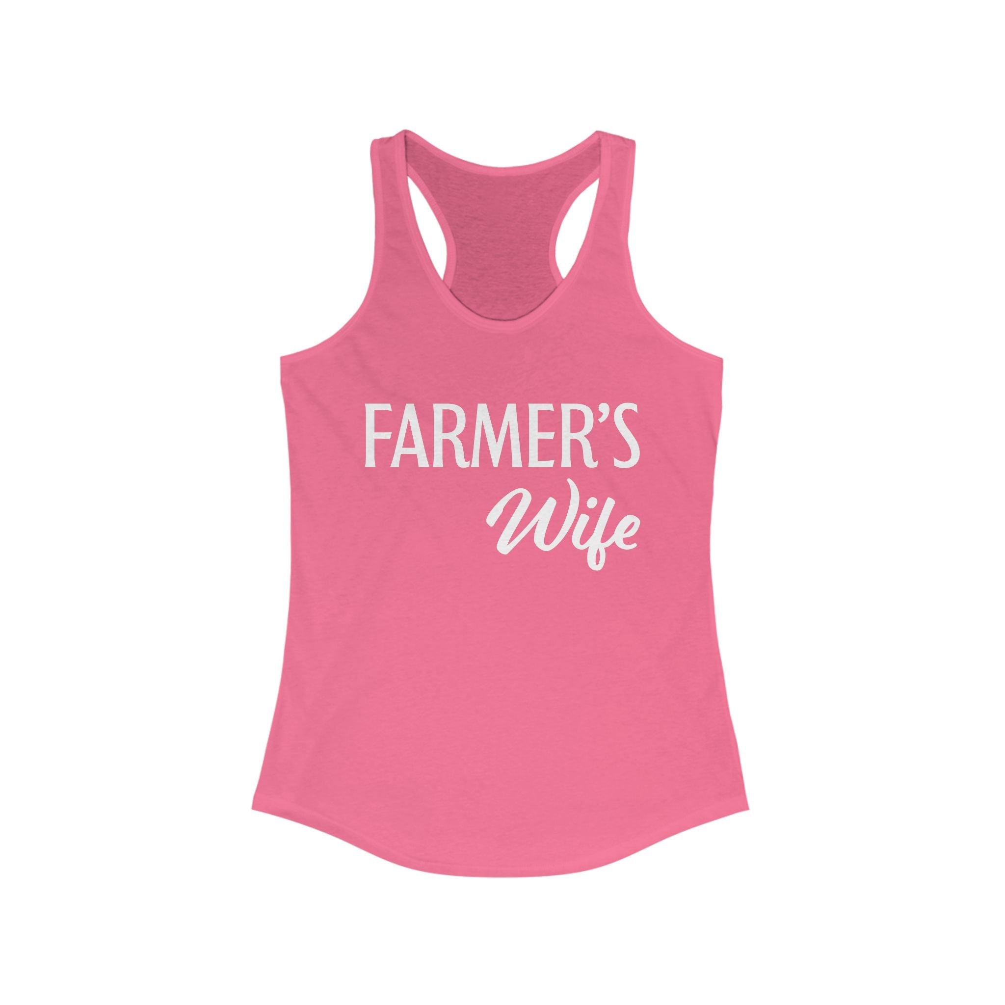 Homestead Women's Racerback Tank - Farmers Wife | Tank Top by atgodanddesigns