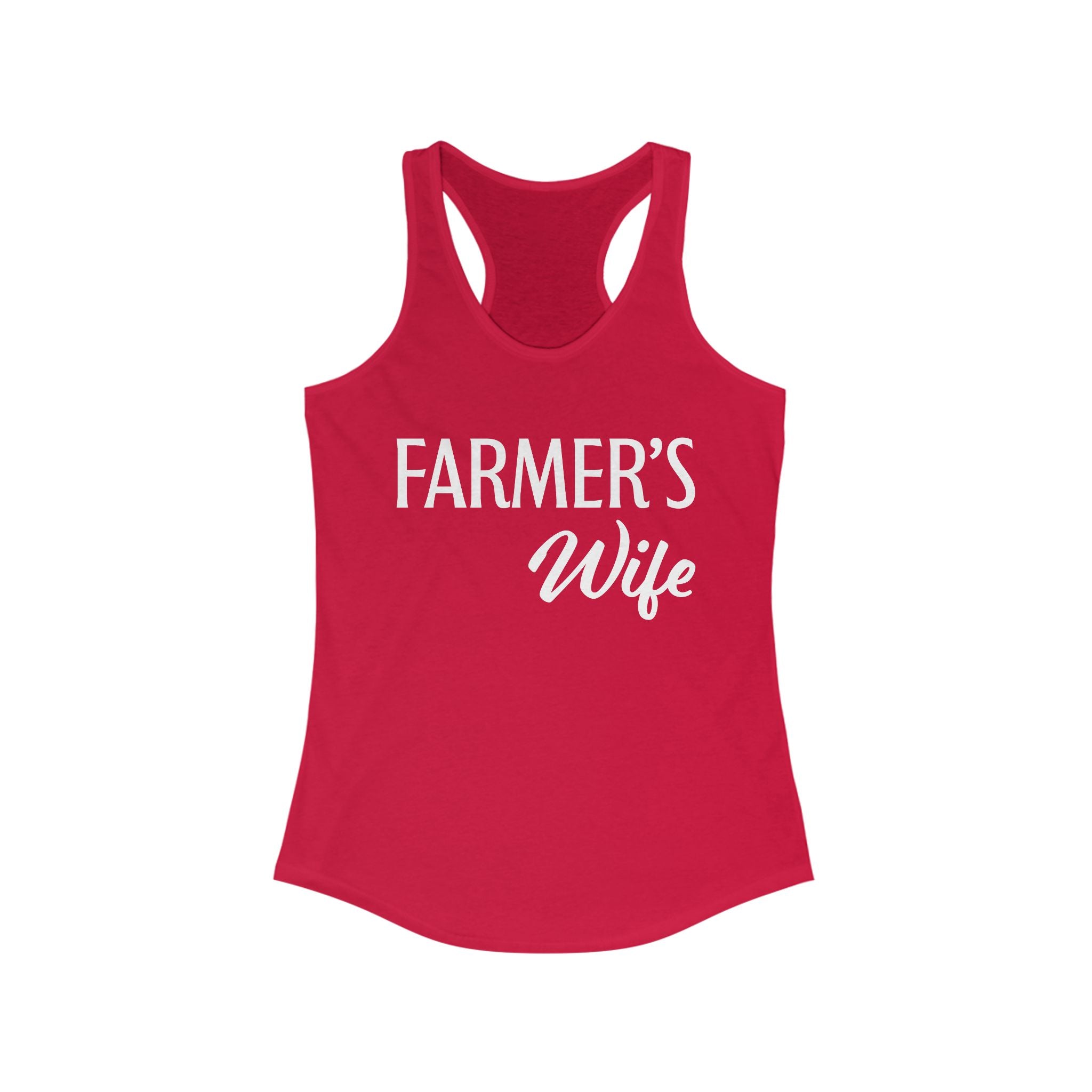 Homestead Women's Racerback Tank - Farmers Wife | Tank Top by atgodanddesigns
