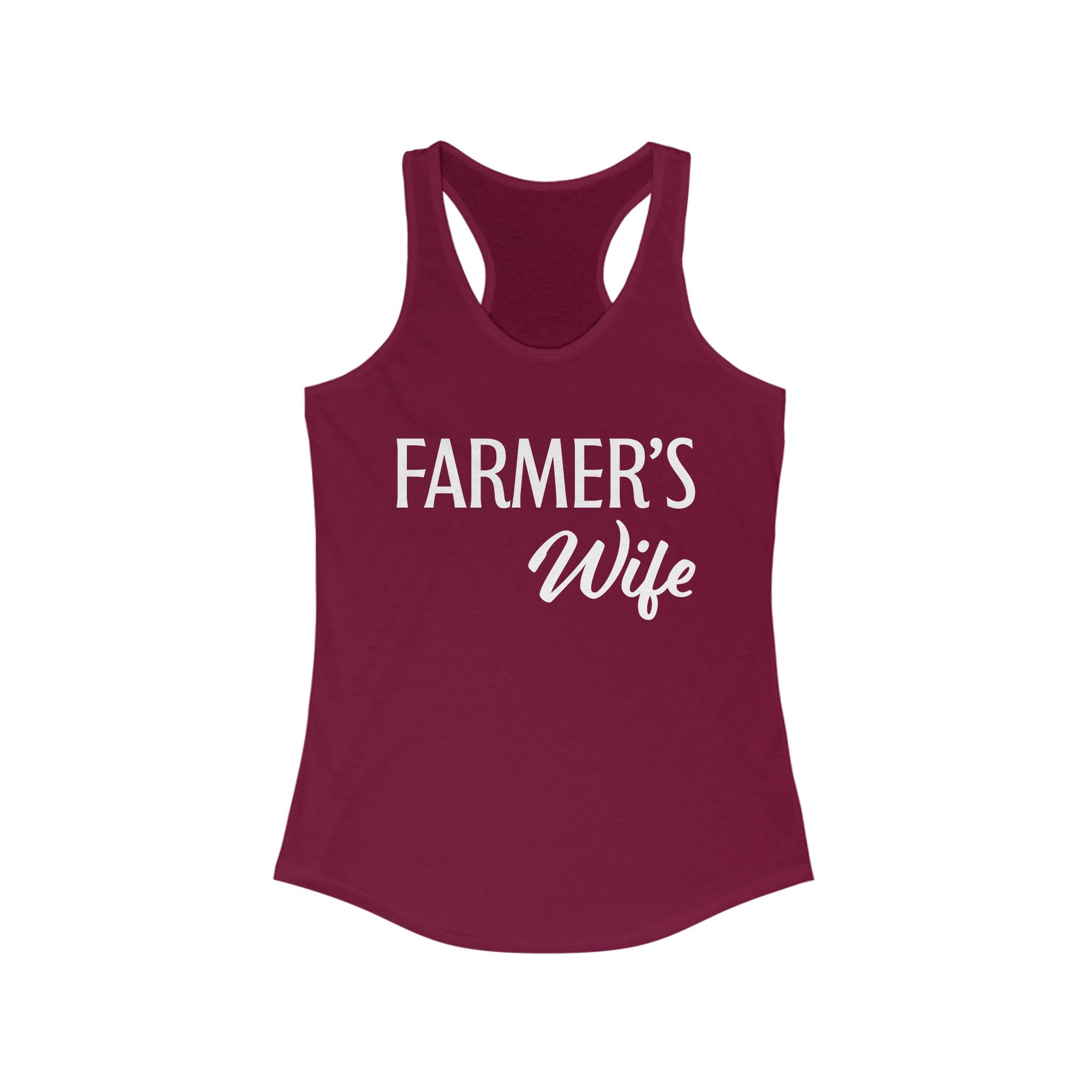 Homestead Women's Racerback Tank - Farmers Wife | Tank Top by atgodanddesigns