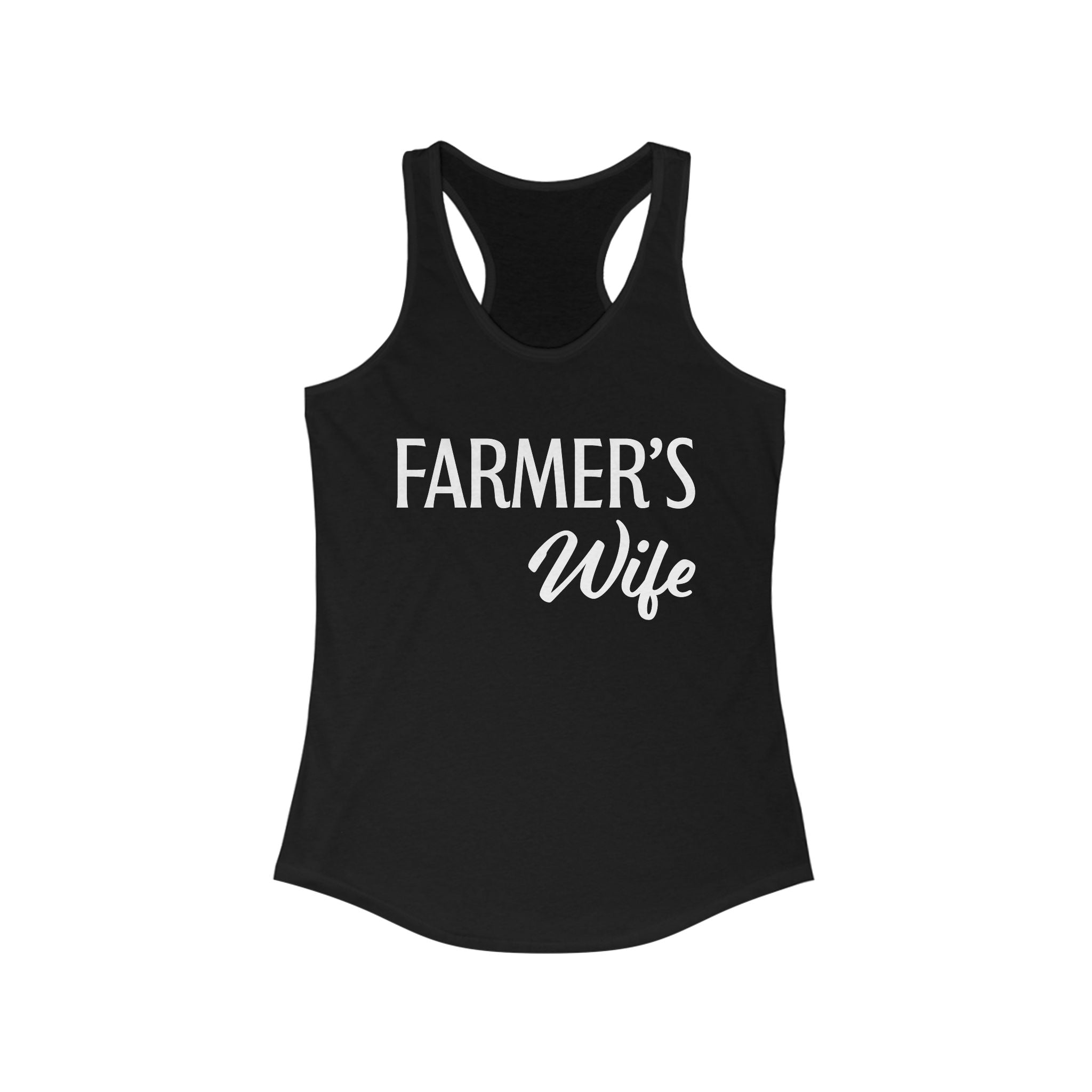 Homestead Women's Racerback Tank - Farmers Wife | Tank Top by atgodanddesigns