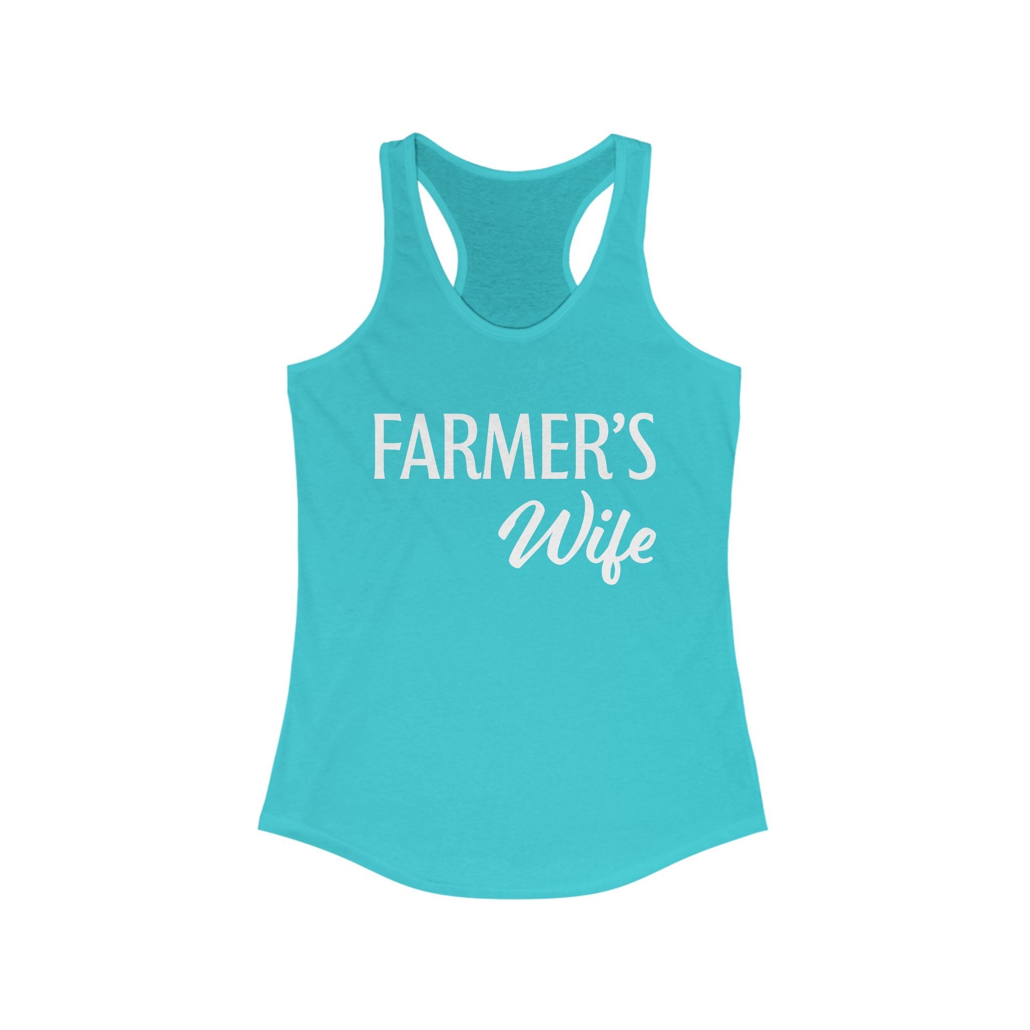 Homestead Women's Racerback Tank - Farmers Wife | Tank Top by atgodanddesigns