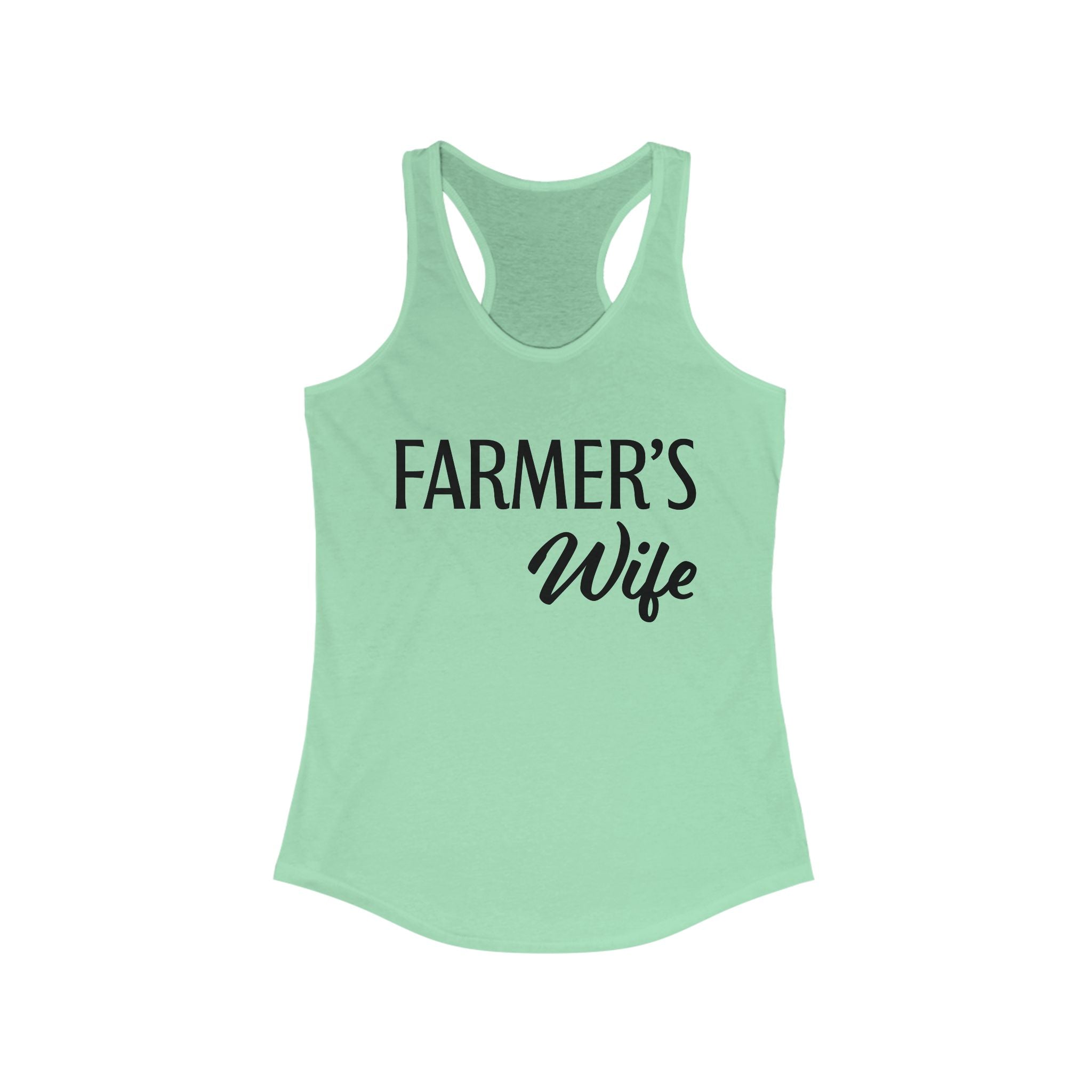 Homestead Women's Racerback Tank - Farmers Wife | Tank Top by atgodanddesigns
