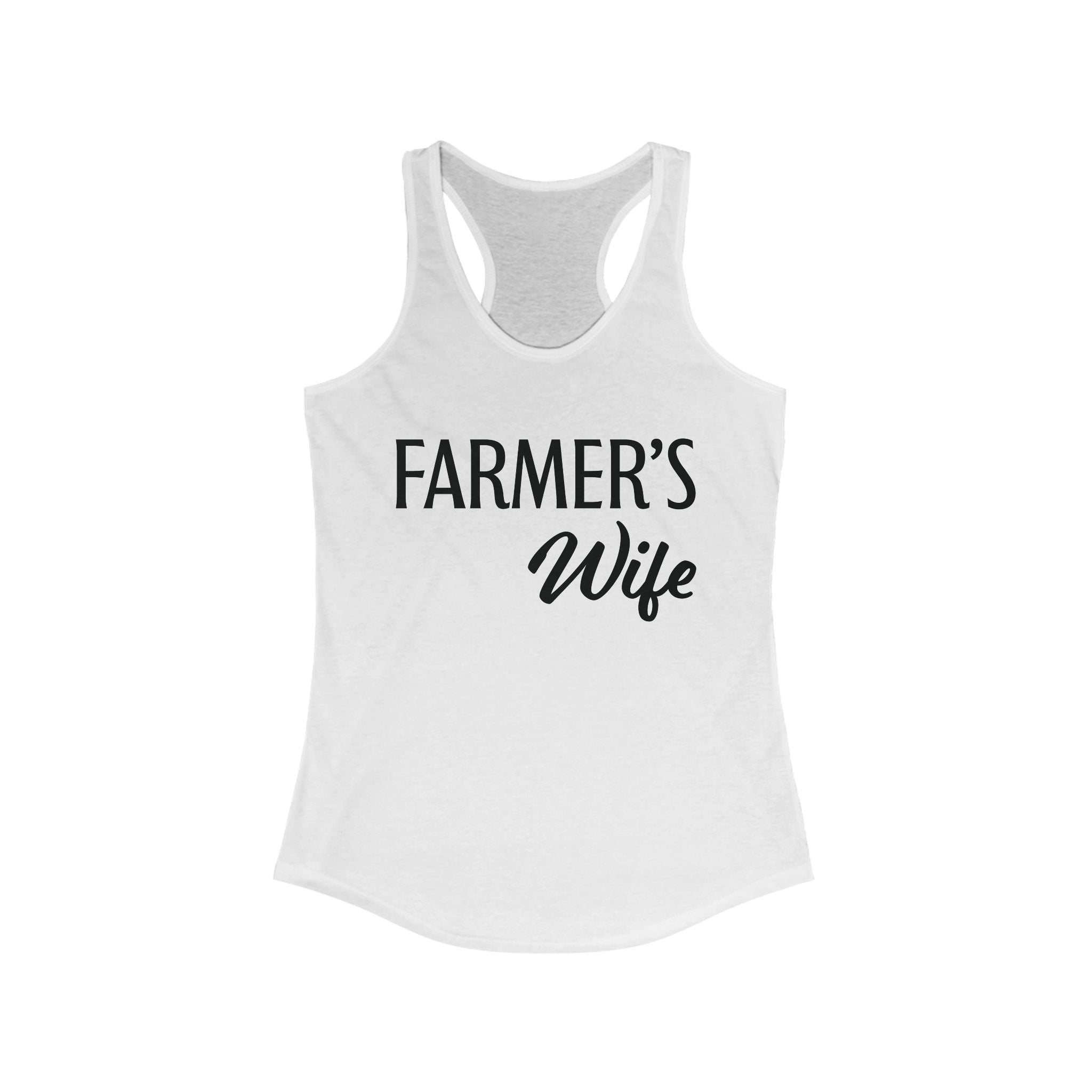 Homestead Women's Racerback Tank - Farmers Wife | Tank Top by atgodanddesigns