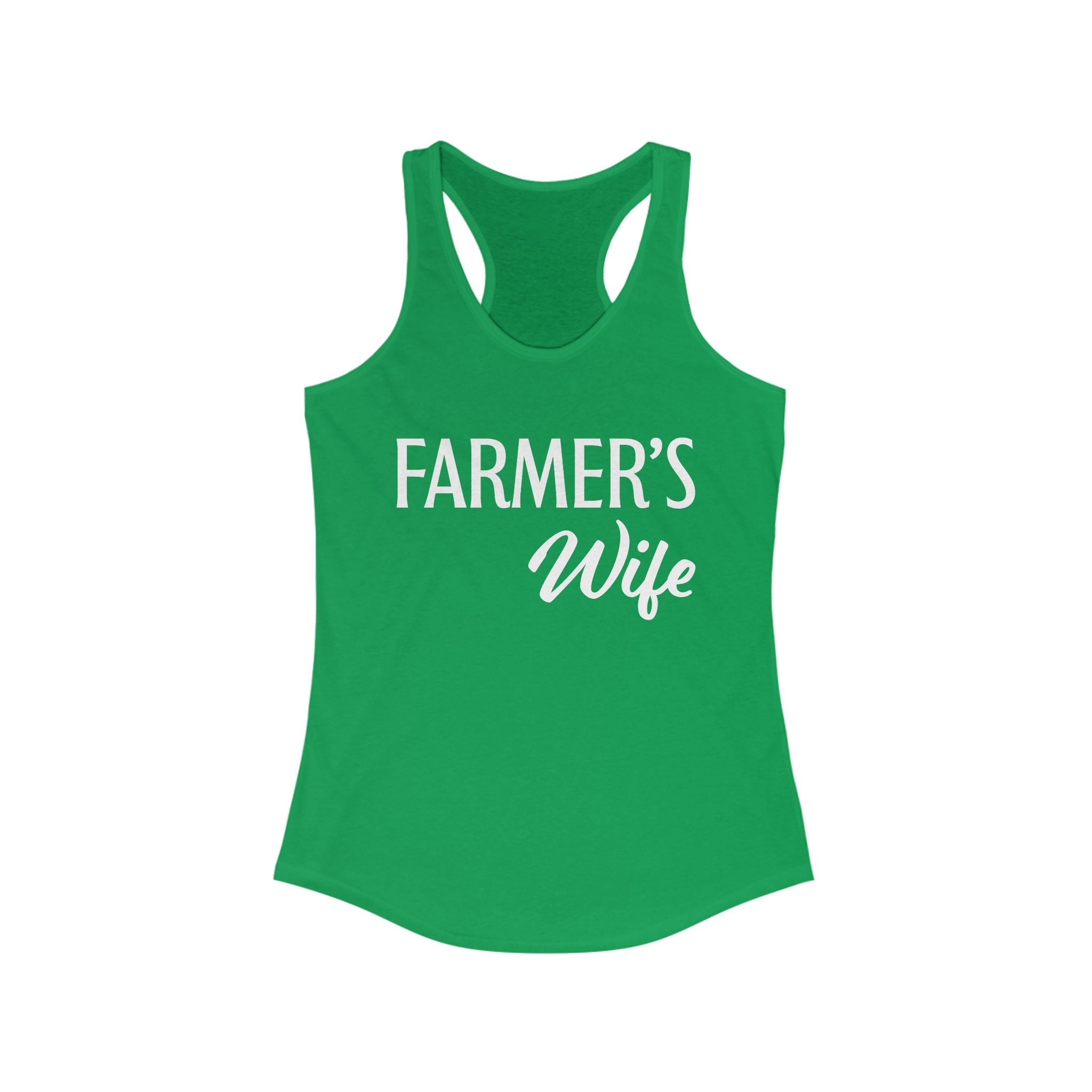 Homestead Women's Racerback Tank - Farmers Wife | Tank Top by atgodanddesigns