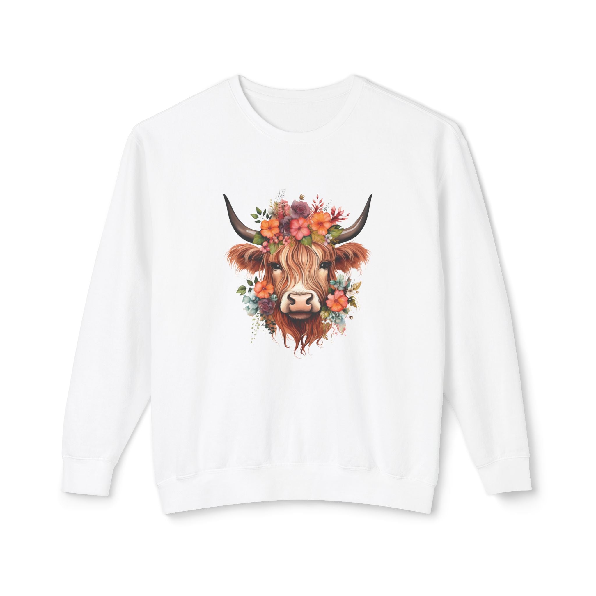 Homestead Women's Sweatshirt - Cow | Sweatshirt by atgodanddesigns