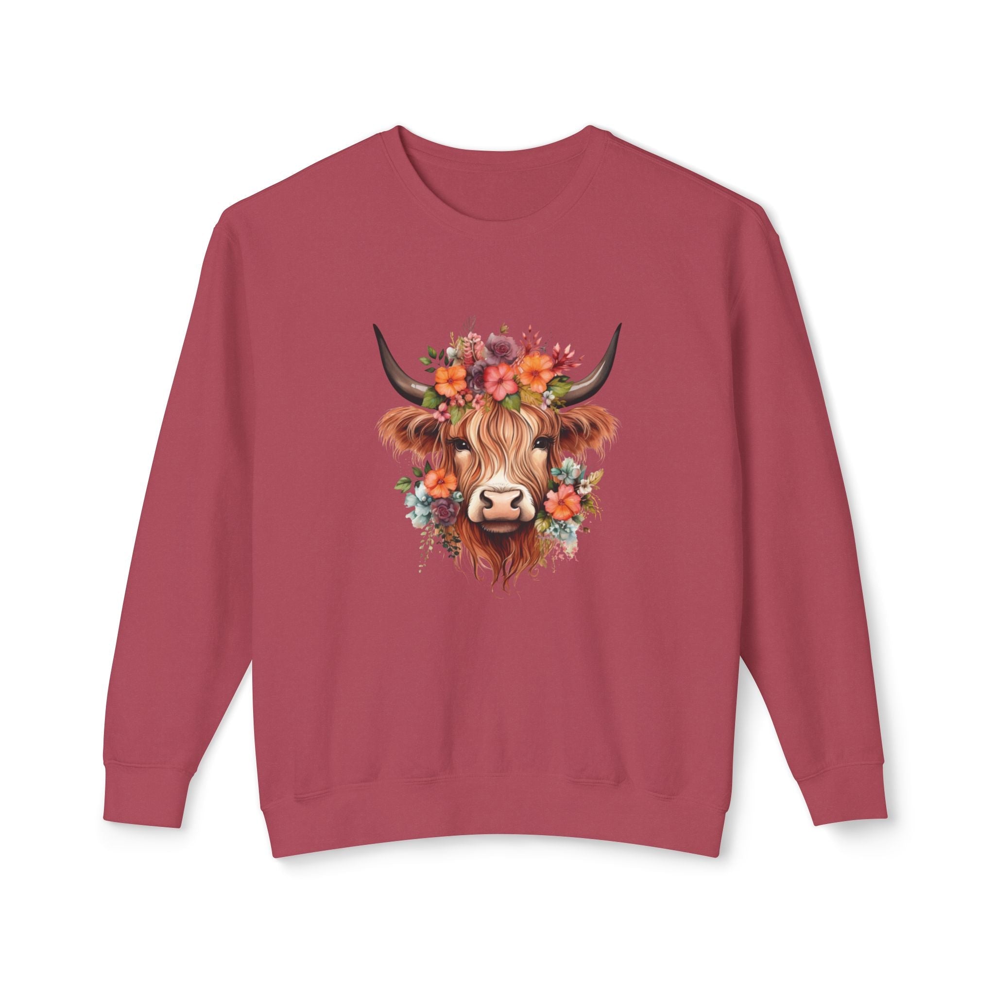 Homestead Women's Sweatshirt - Cow | Sweatshirt by atgodanddesigns