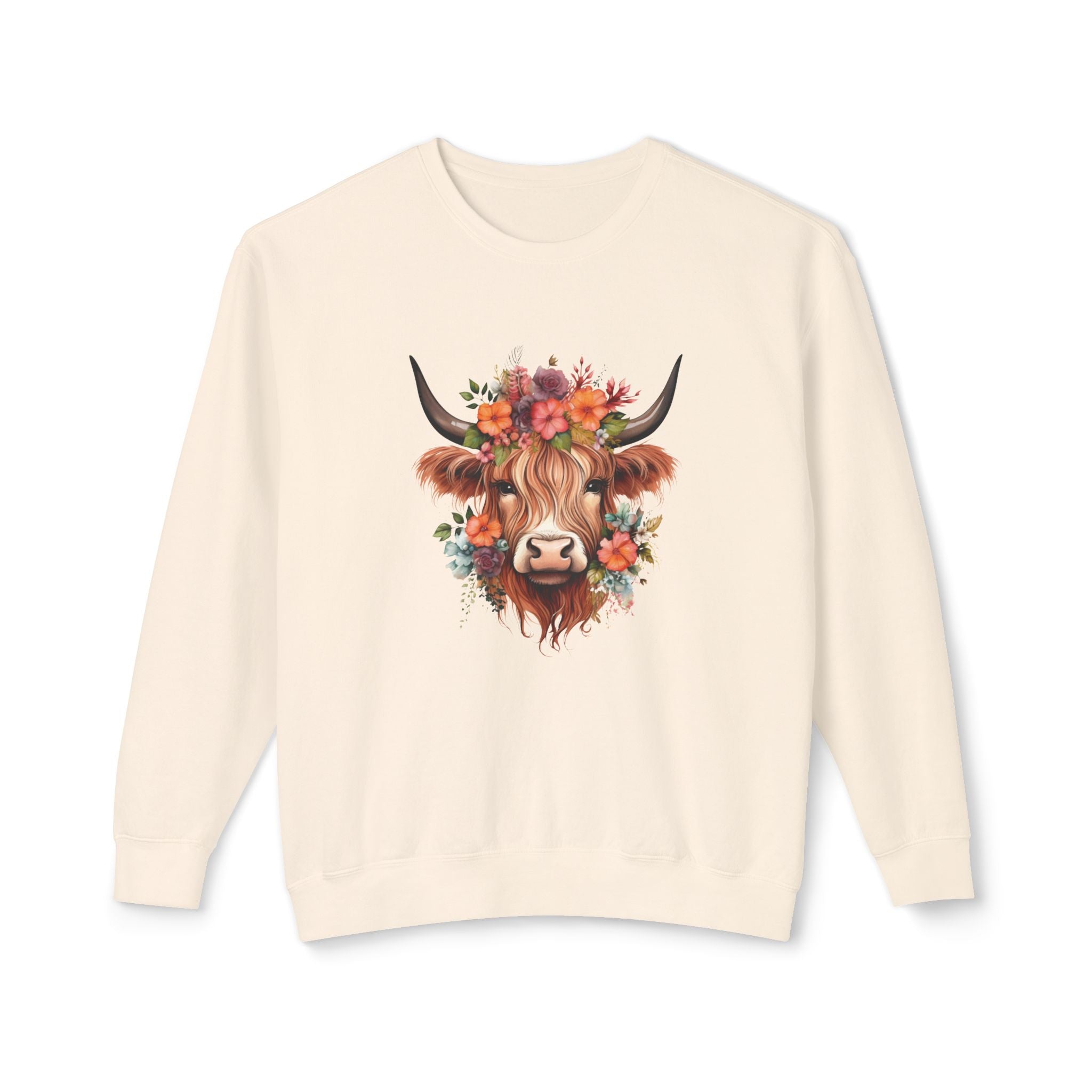 Homestead Women's Sweatshirt - Cow | Sweatshirt by atgodanddesigns