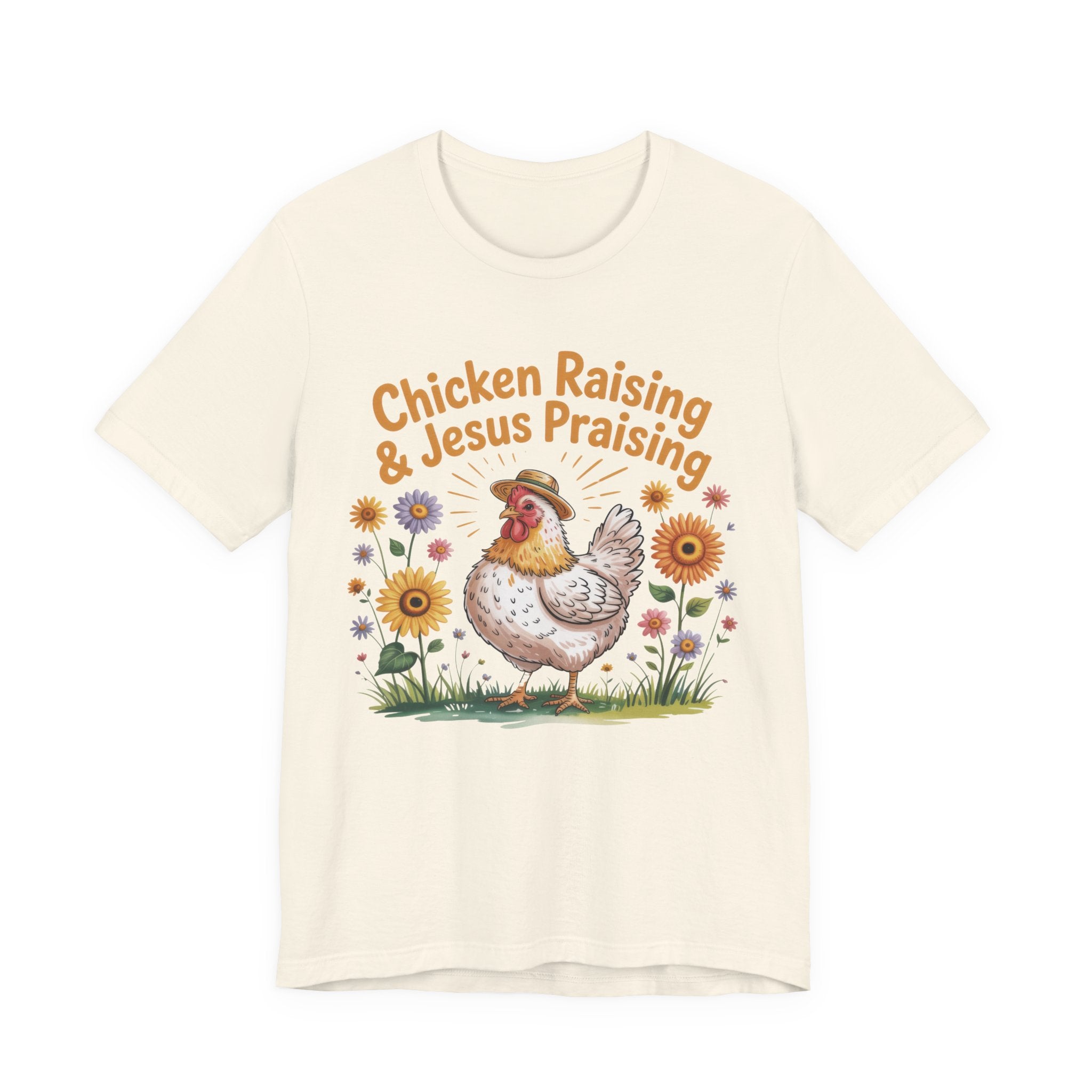 Homestead Women's T-Shirt - Chicken Raising & Jesus Praising | T-Shirt by atgodanddesigns