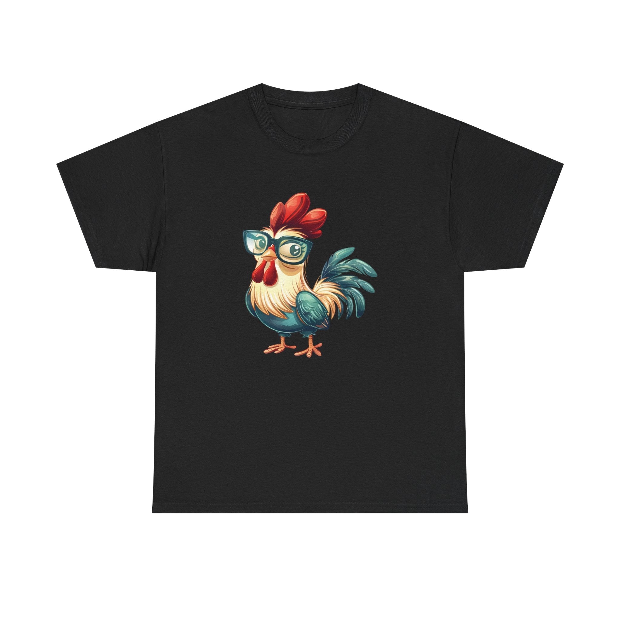 Homestead Women's T-Shirt - Chicken With Glasses | T-Shirt by atgodanddesigns