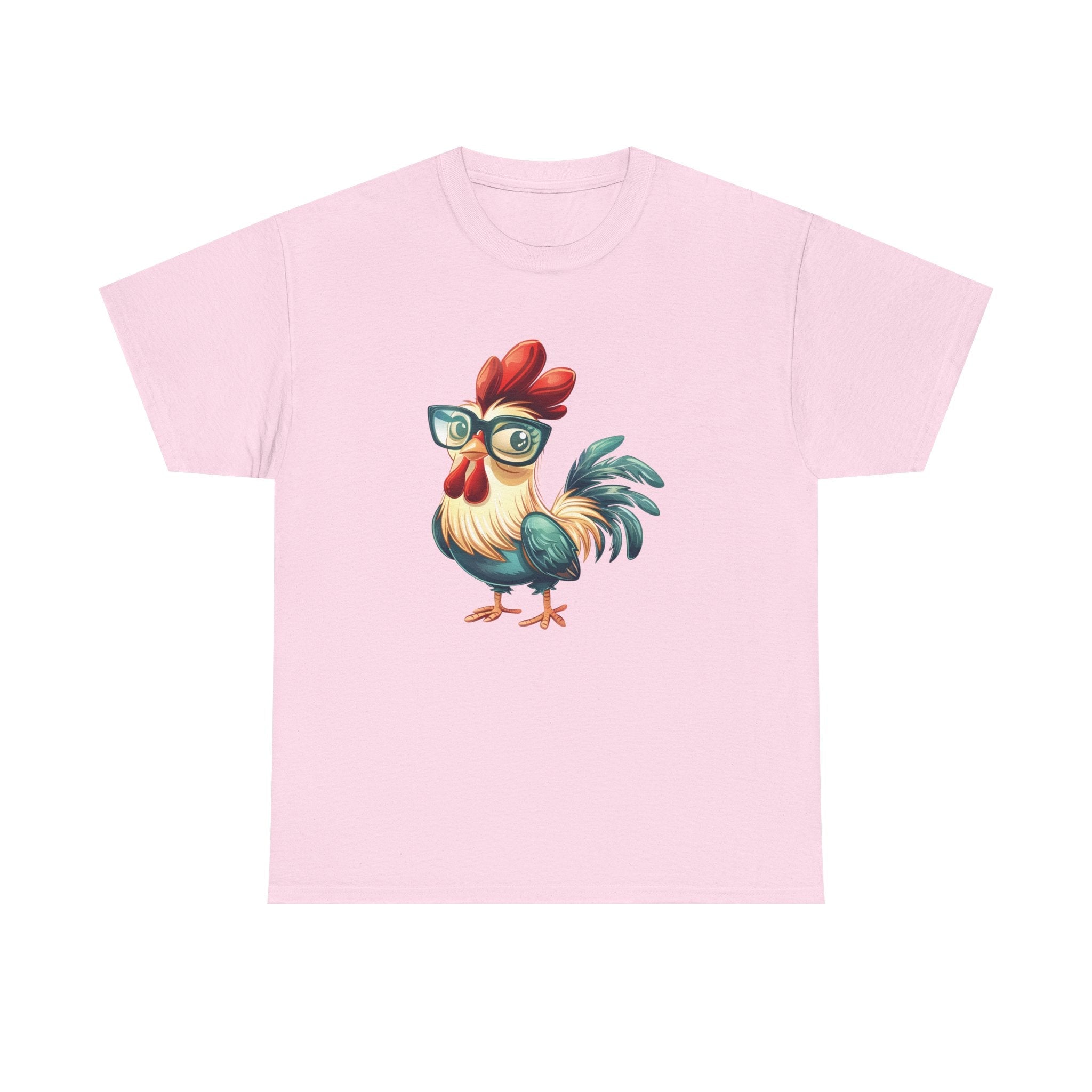 Homestead Women's T-Shirt - Chicken With Glasses | T-Shirt by atgodanddesigns