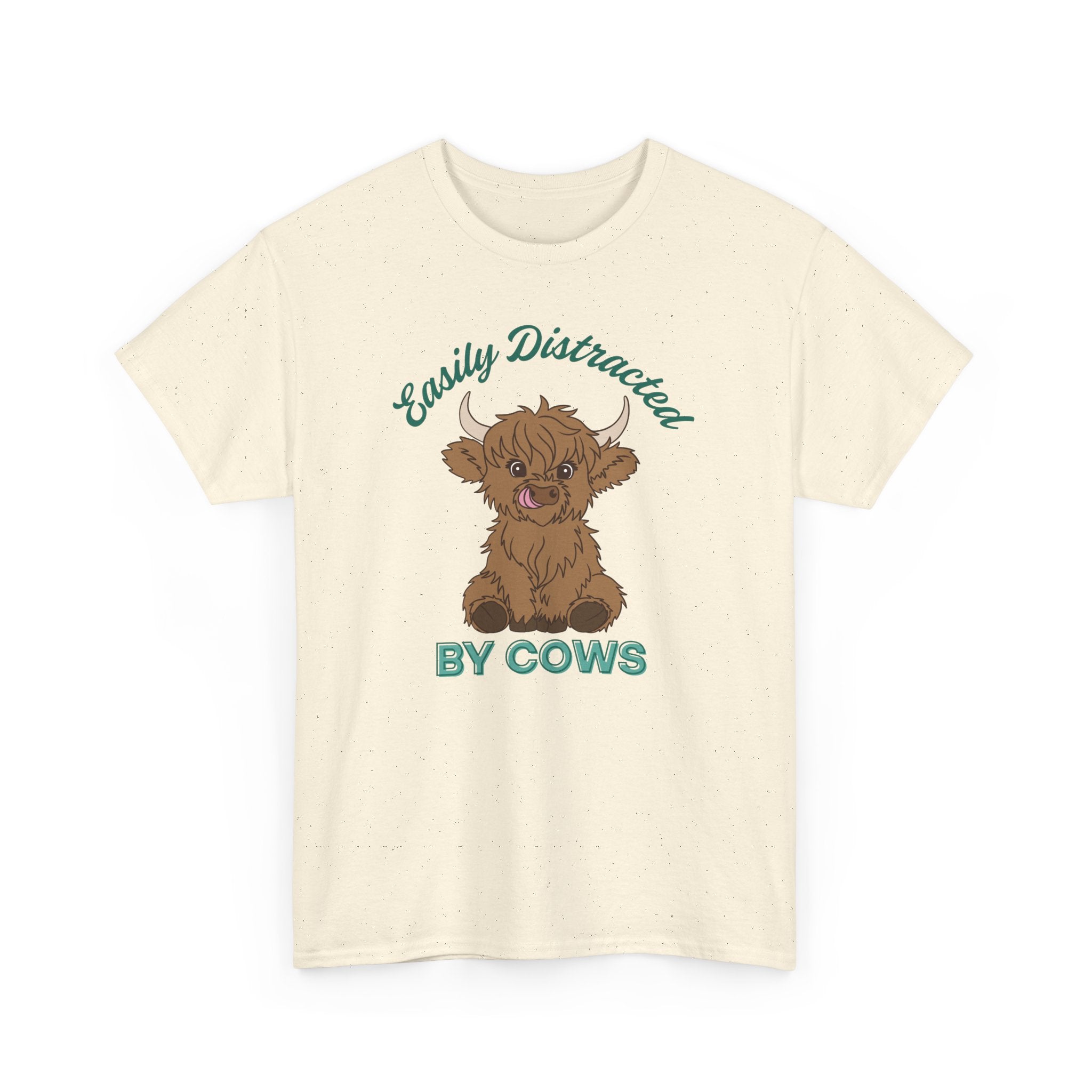 Homestead Women's T-Shirt - Easily Distracted by Cows | T-Shirt by atgodanddesigns