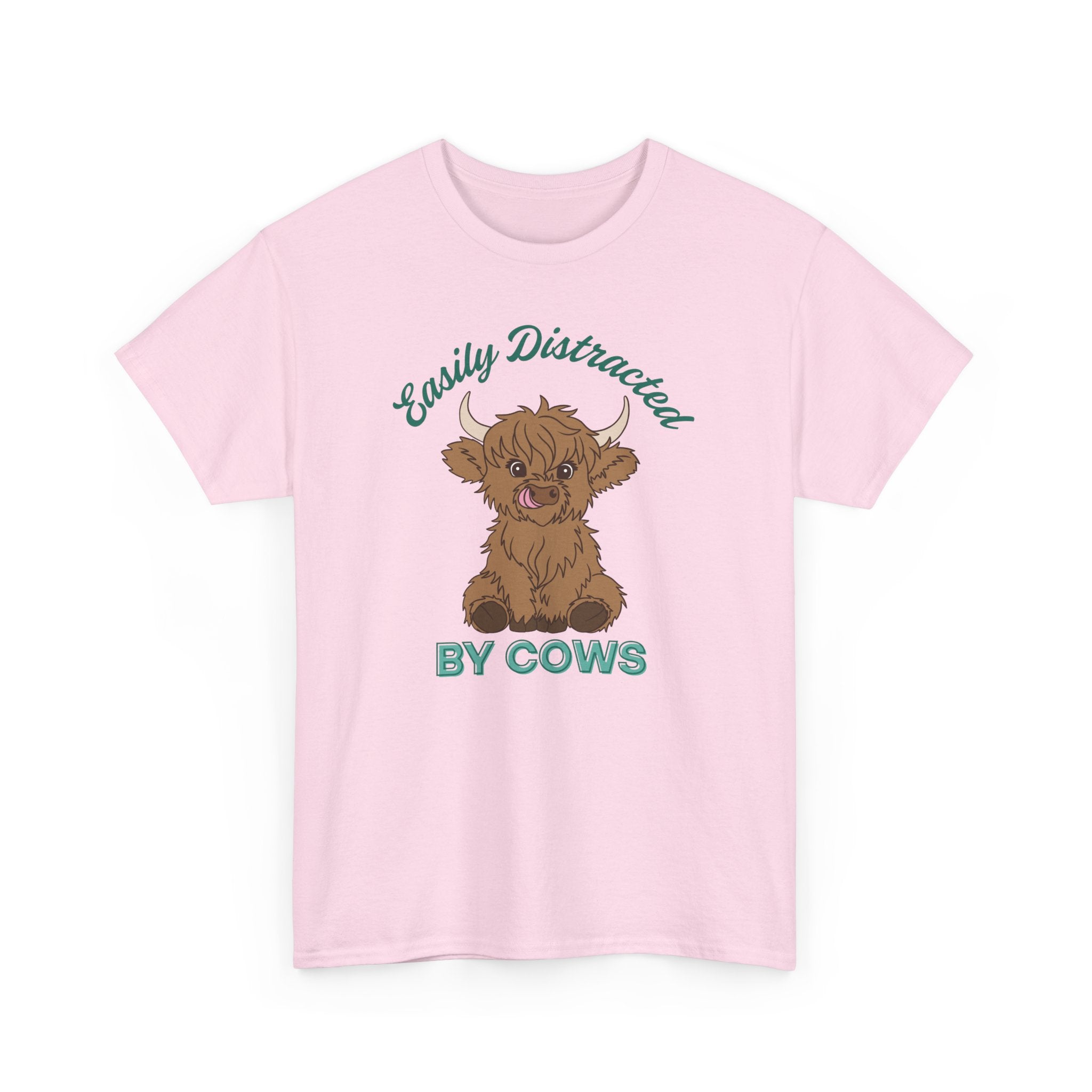 Homestead Women's T-Shirt - Easily Distracted by Cows | T-Shirt by atgodanddesigns