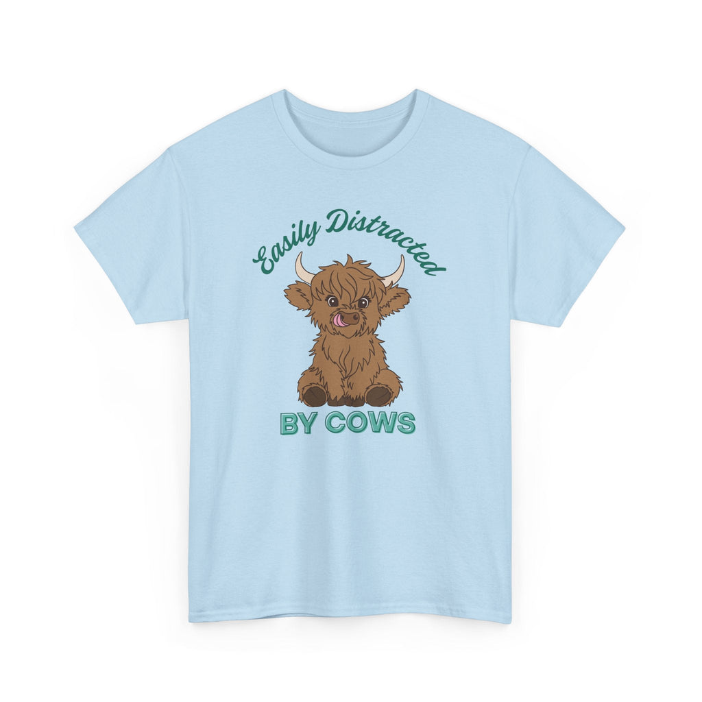 Homestead Women's T-Shirt - Easily Distracted by Cows | T-Shirt by atgodanddesigns