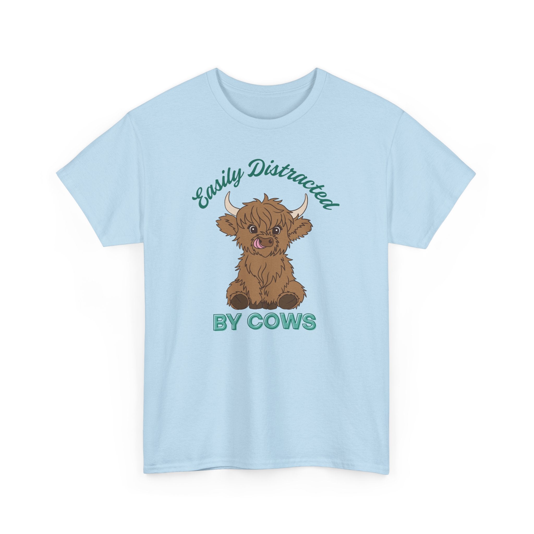 Homestead Women's T-Shirt - Easily Distracted by Cows | T-Shirt by atgodanddesigns