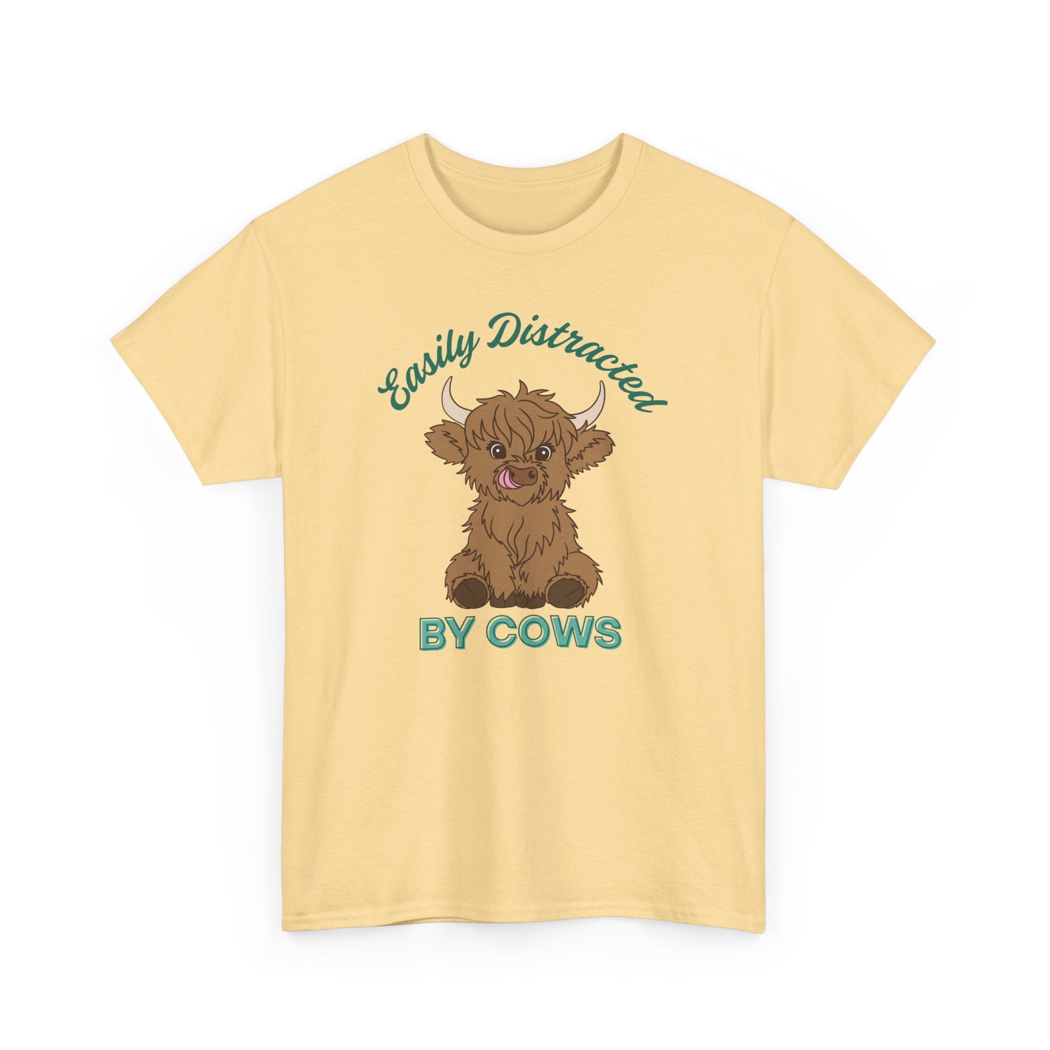 Homestead Women's T-Shirt - Easily Distracted by Cows | T-Shirt by atgodanddesigns