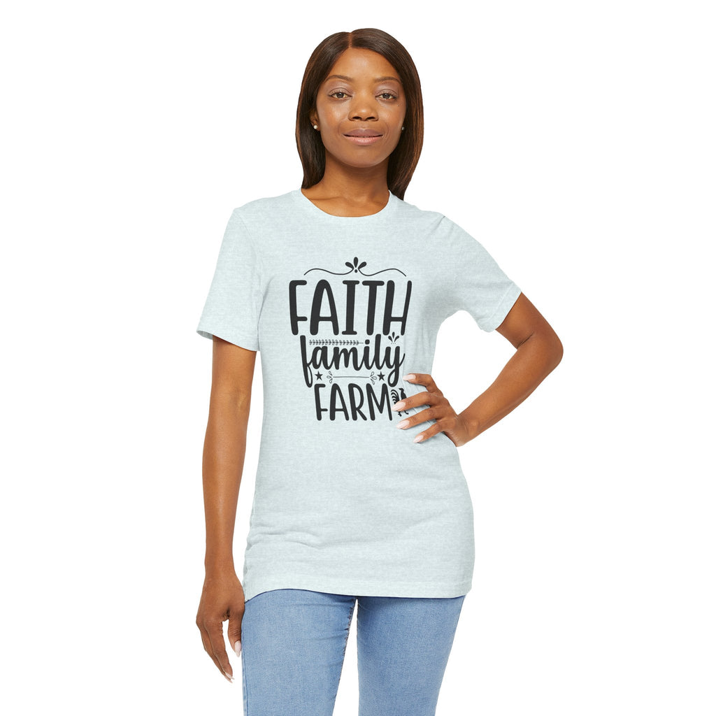 Homestead Women's T-Shirt - Faith, Family, Farm | T-Shirt by atgodanddesigns