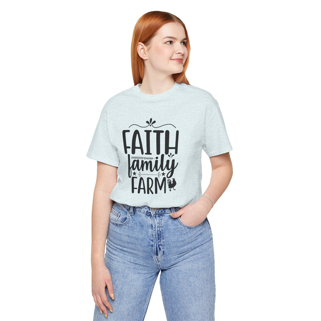 Homestead Women's T-Shirt - Faith, Family, Farm | T-Shirt by atgodanddesigns