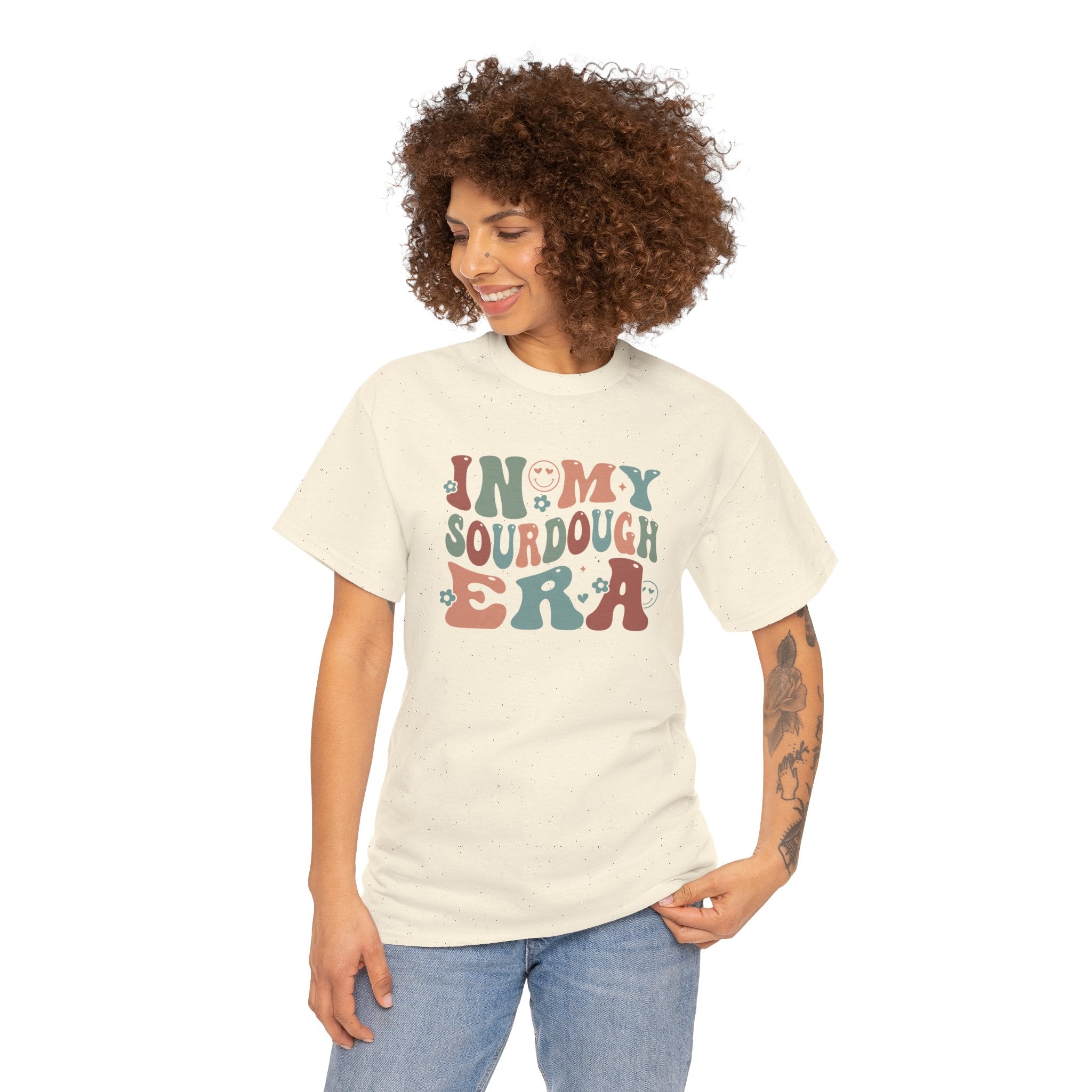 Homestead Women's T-Shirt - In My Sourdough Era | T-Shirt by atgodanddesigns