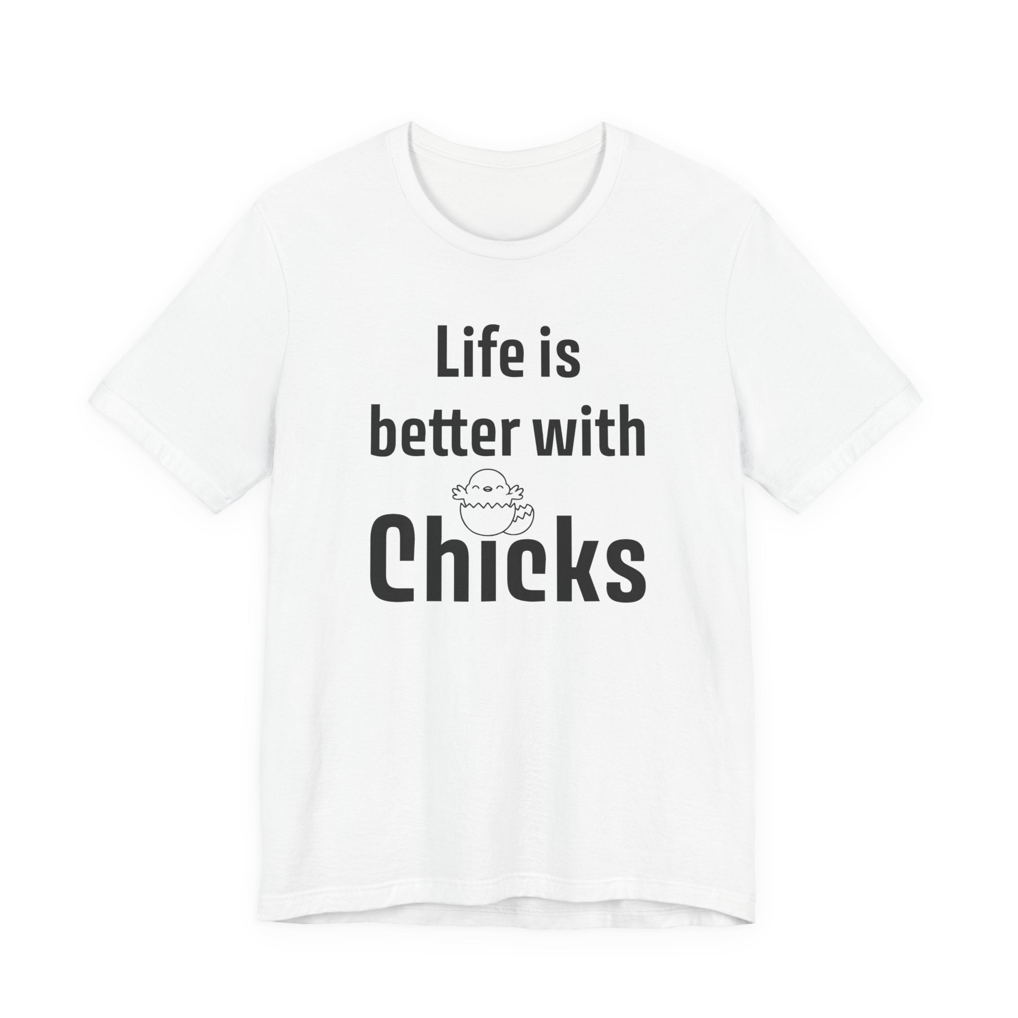Homestead Women's T-Shirt - Life is better with chicks | T-Shirt by atgodanddesigns