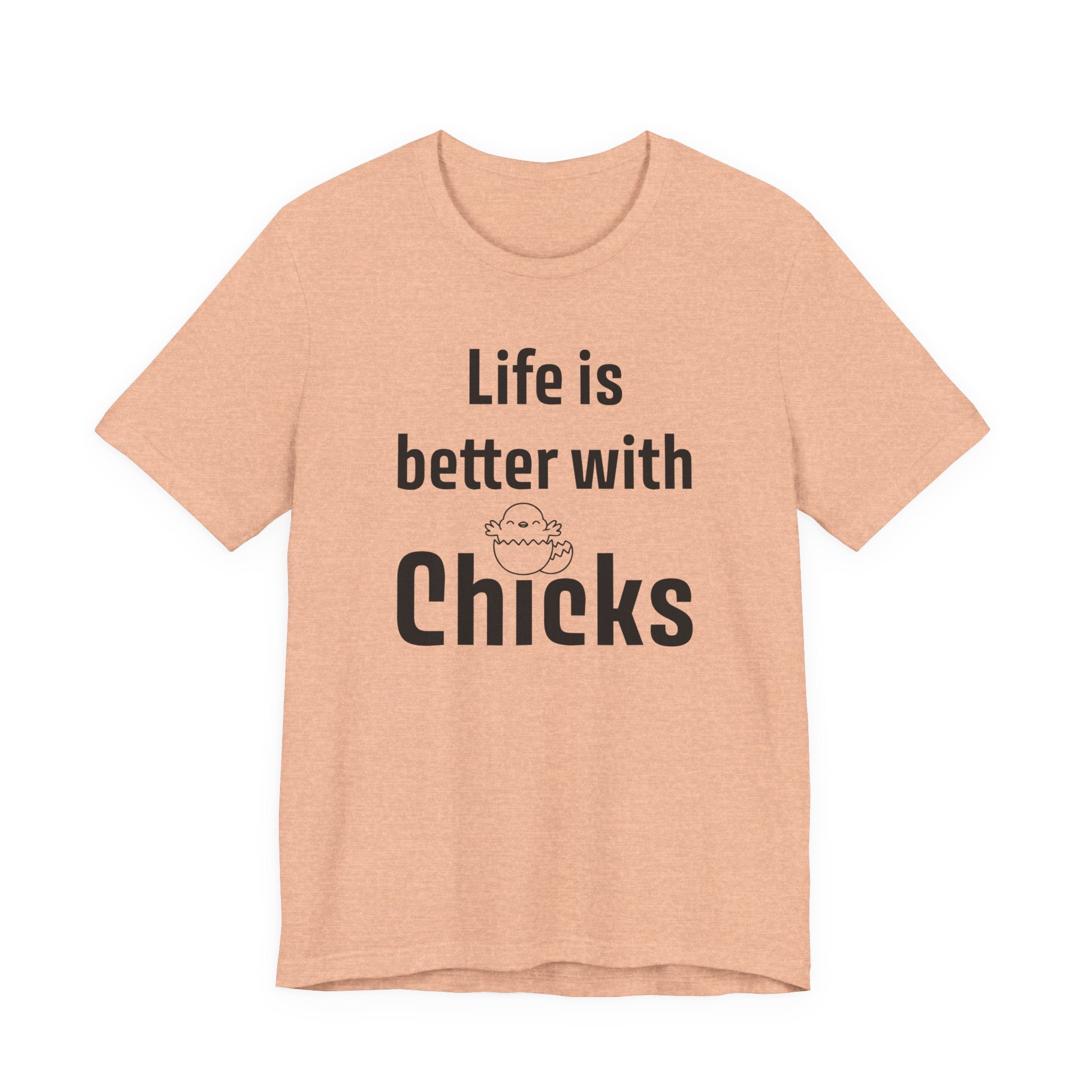 Homestead Women's T-Shirt - Life is better with chicks | T-Shirt by atgodanddesigns