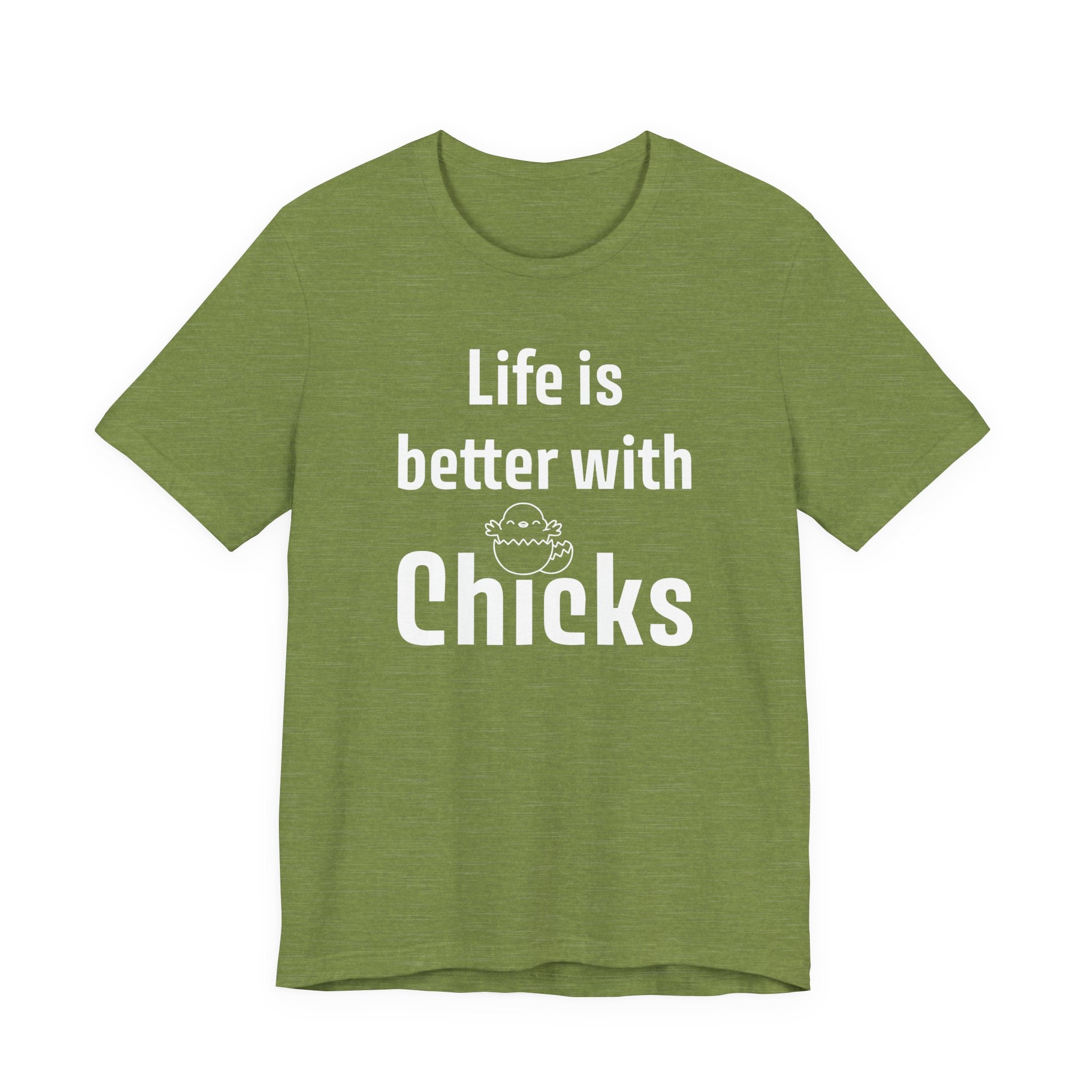 Homestead Women's T-Shirt - Life is better with chicks | T-Shirt by atgodanddesigns