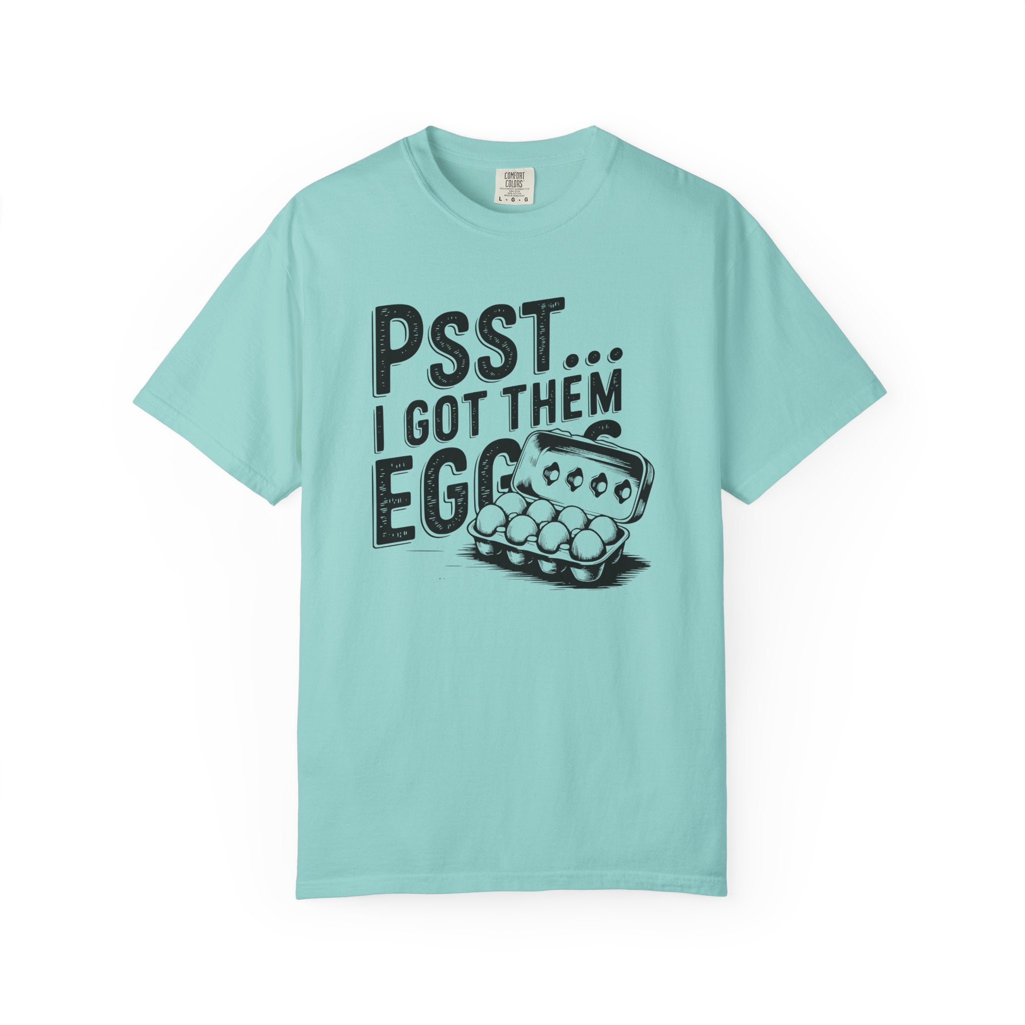 Homestead Women's T-Shirt - Psst...I Got Them Eggs | T-Shirt by atgodanddesigns