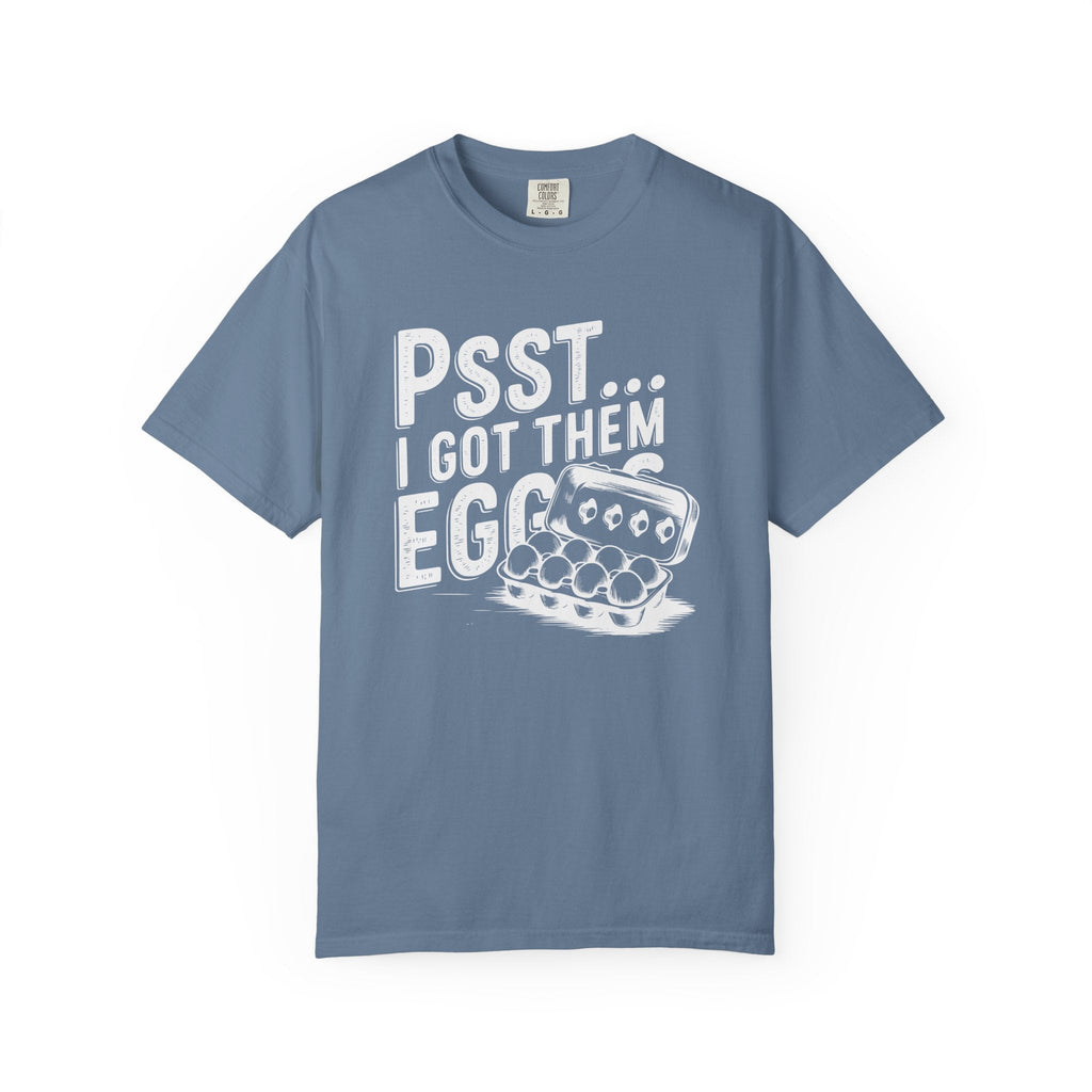Homestead Women's T-Shirt - Psst...I Got Them Eggs | T-Shirt by atgodanddesigns