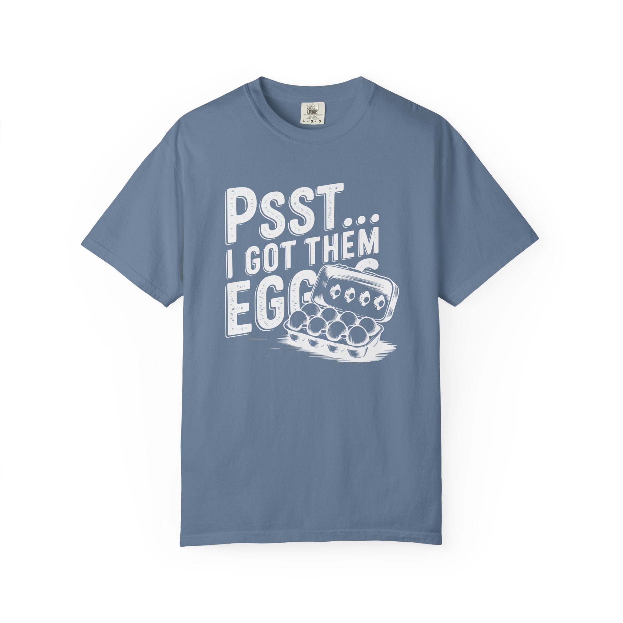 Homestead Women's T-Shirt - Psst...I Got Them Eggs | T-Shirt by atgodanddesigns