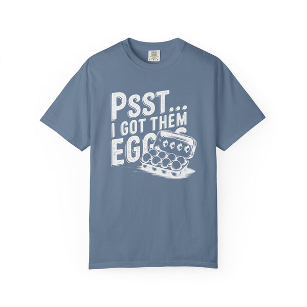 Homestead Women's T-Shirt - Psst...I Got Them Eggs | T-Shirt by atgodanddesigns