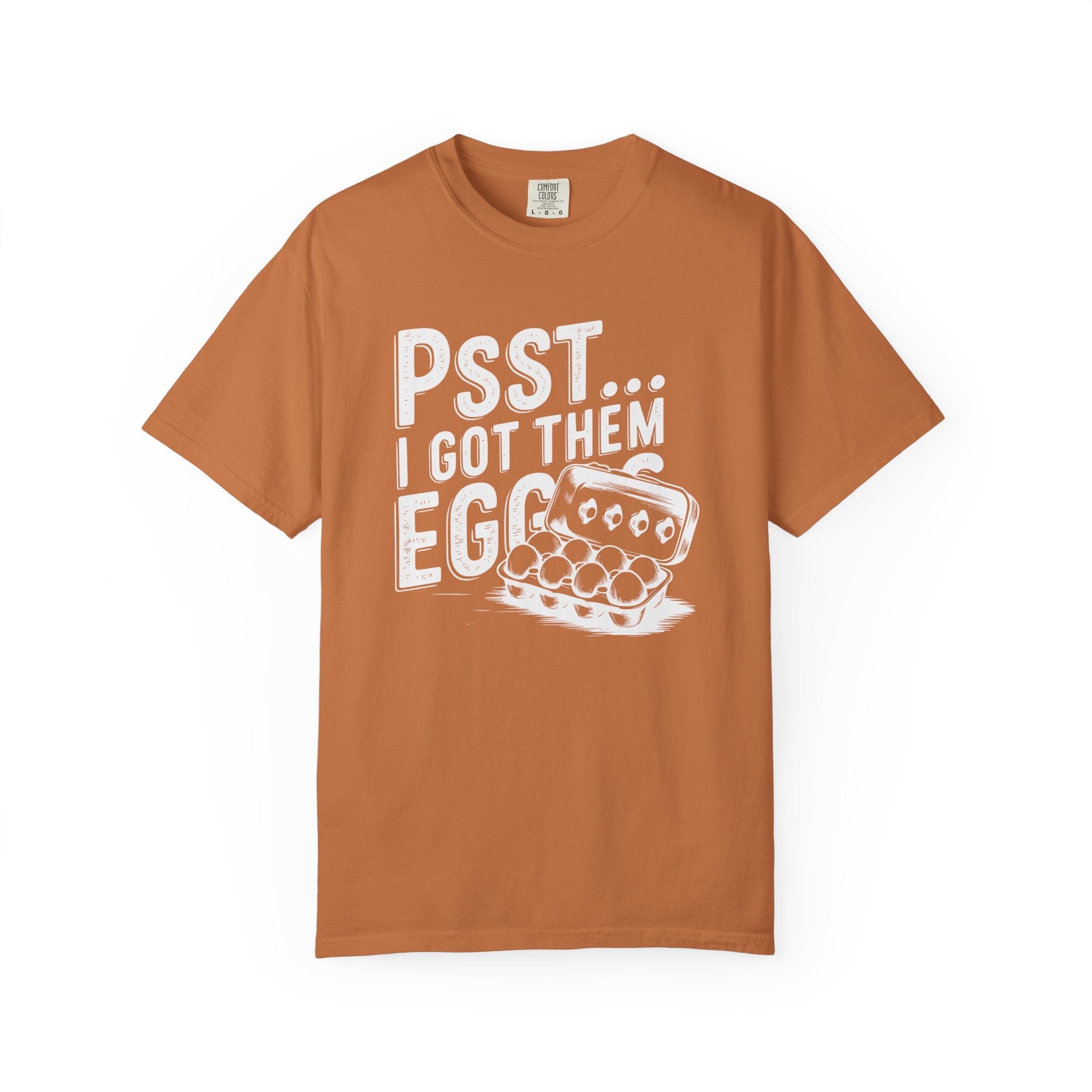 Homestead Women's T-Shirt - Psst...I Got Them Eggs | T-Shirt by atgodanddesigns