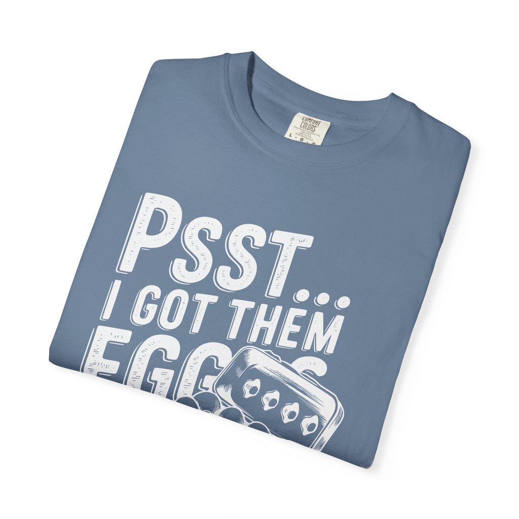Homestead Women's T-Shirt - Psst...I Got Them Eggs | T-Shirt by atgodanddesigns